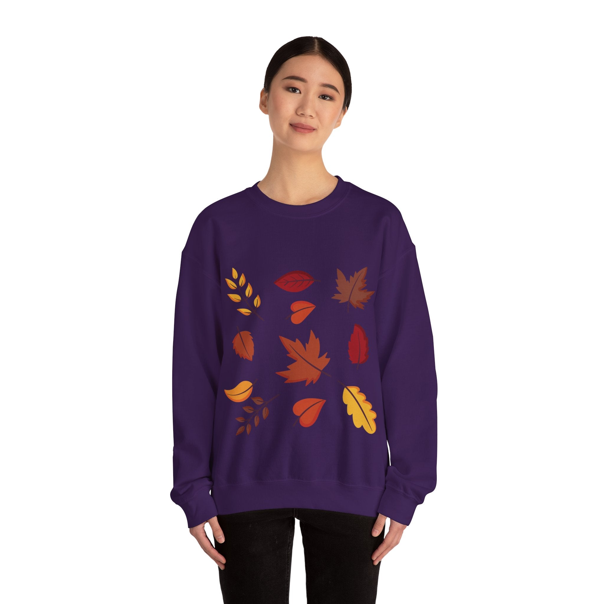 Autumn Leaves Unisex Heavy Blend™ Crewneck Sweatshirt