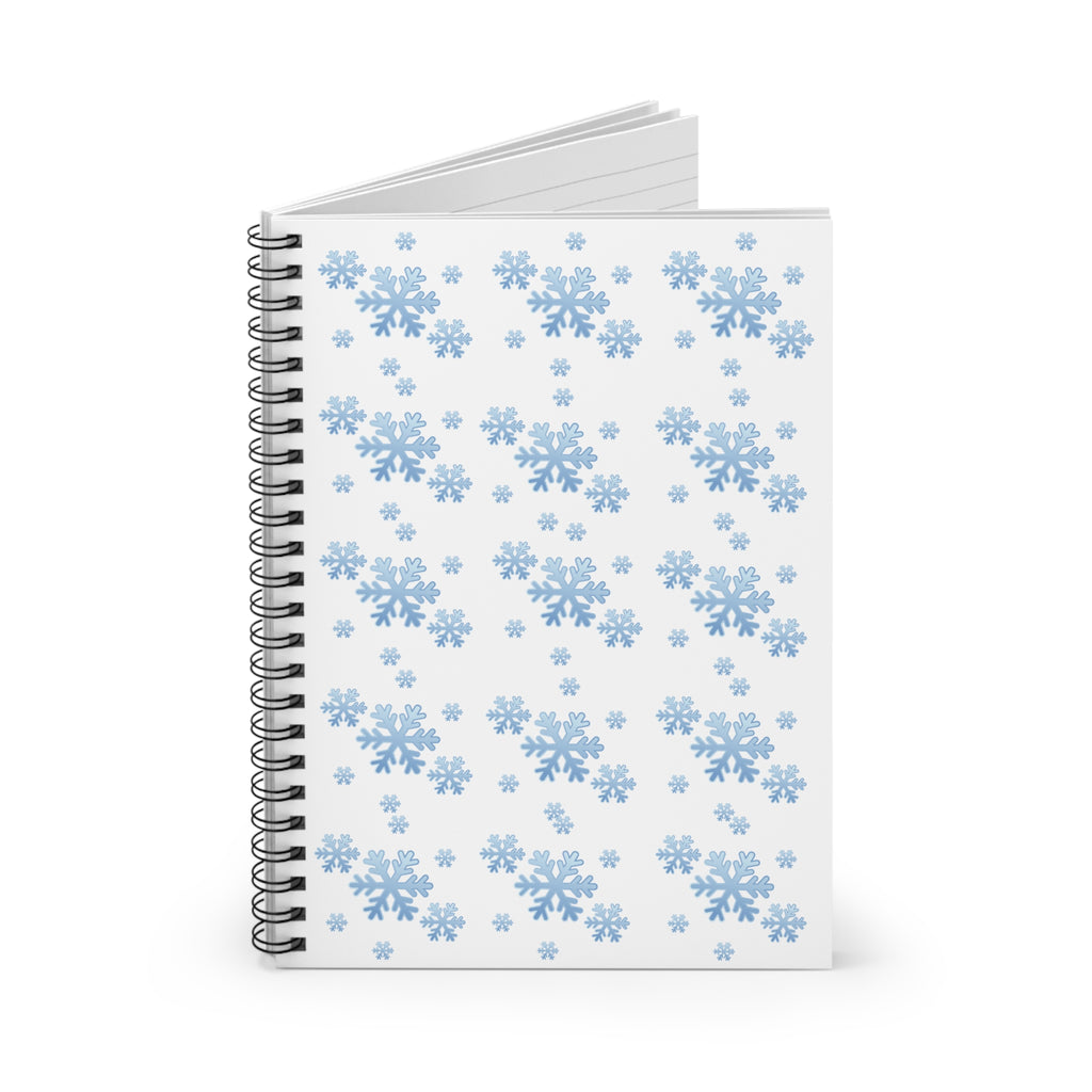 Snowflake Spiral Notebook – Ruled Line