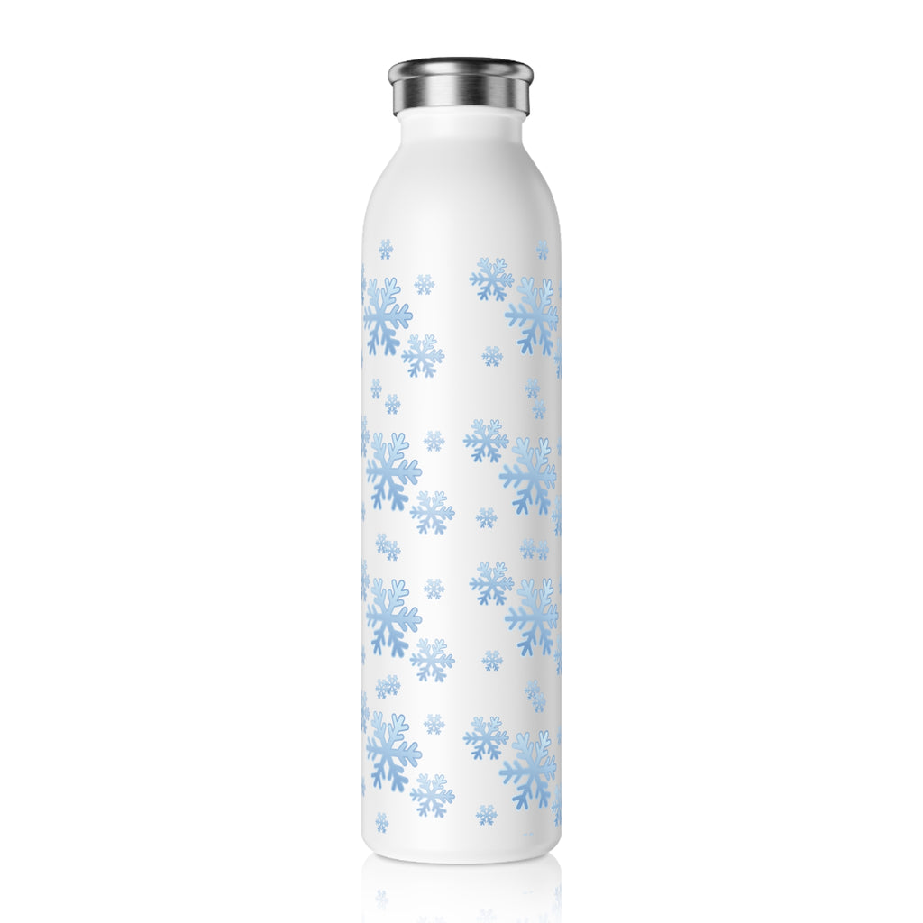 Snowflake Slim Water Bottle