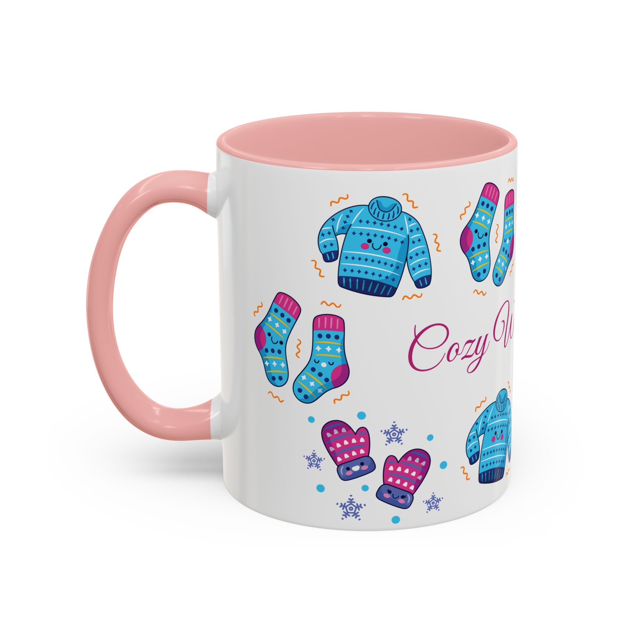 Cozy Winter Vibes Accent Coffee Mug — 11/15oz
