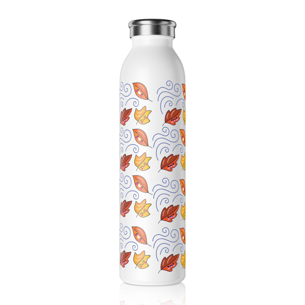 Leaves and Wind Slim Water Bottle