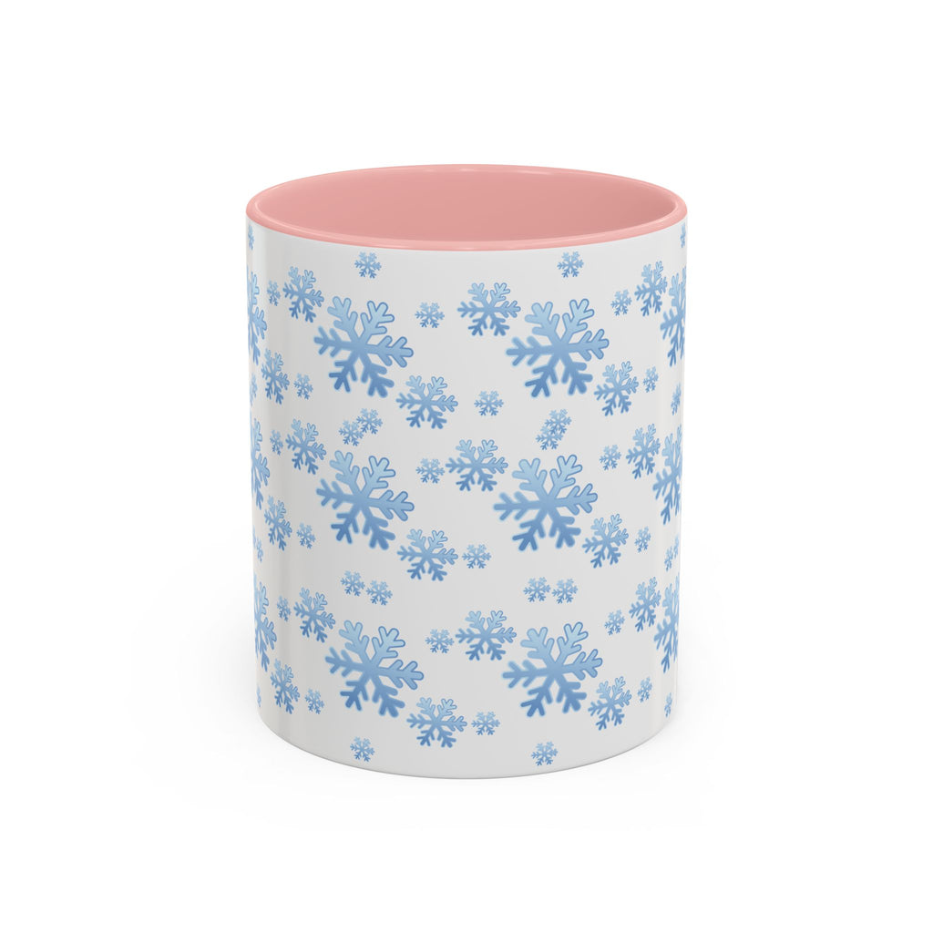 Snowflake Accent Coffee Mug , 11/15oz