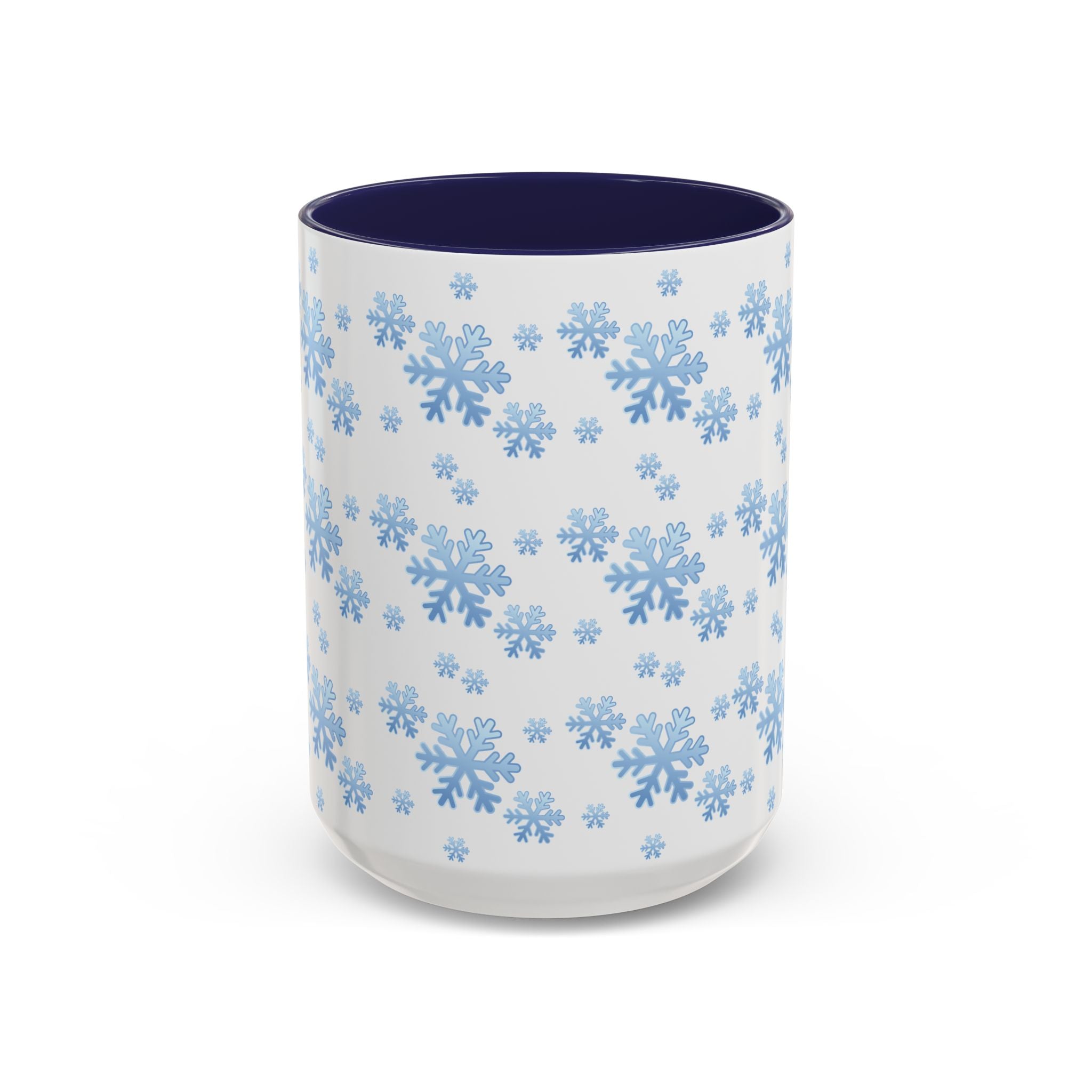 Snowflake Accent Coffee Mug , 11/15oz