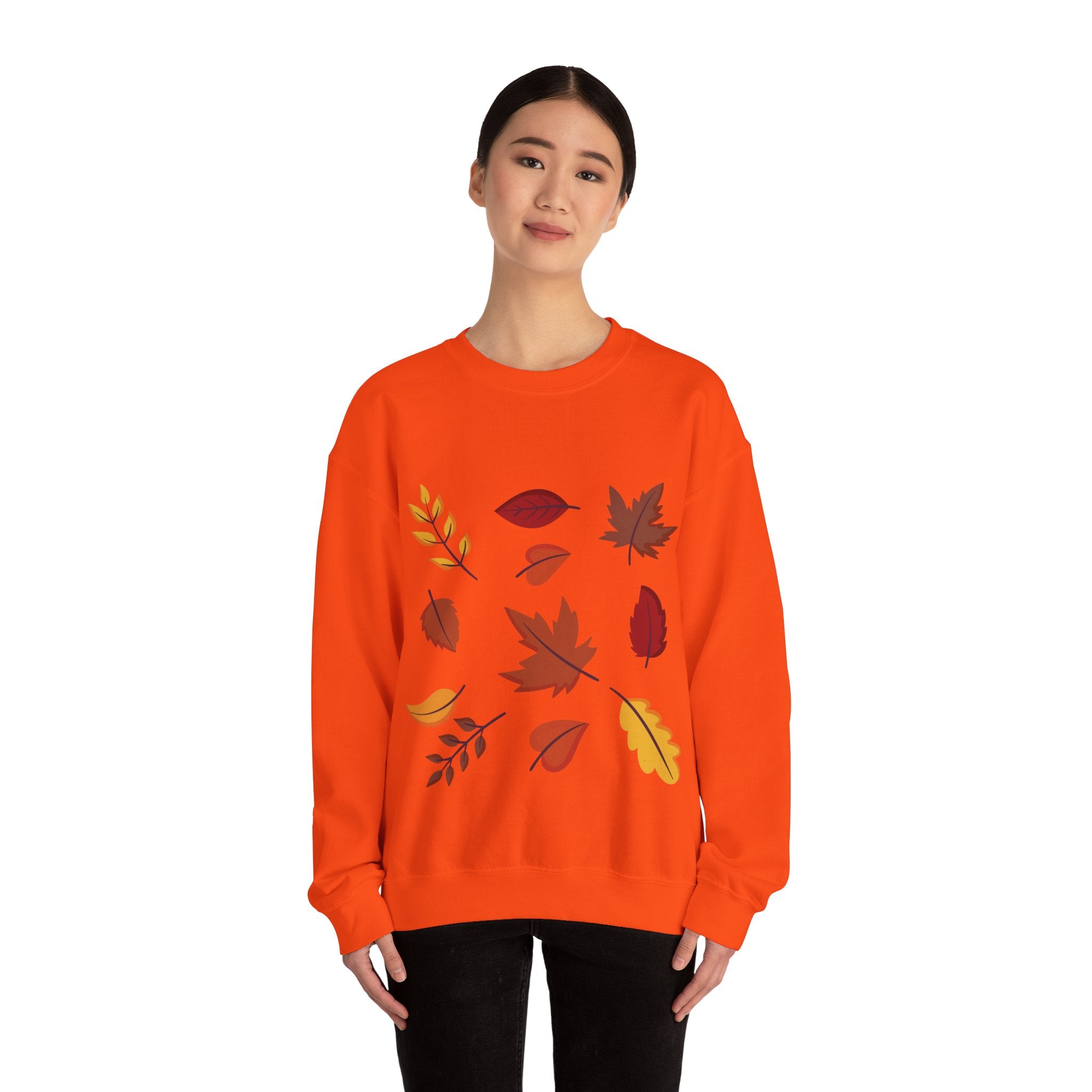 Autumn Leaves Unisex Heavy Blend™ Crewneck Sweatshirt