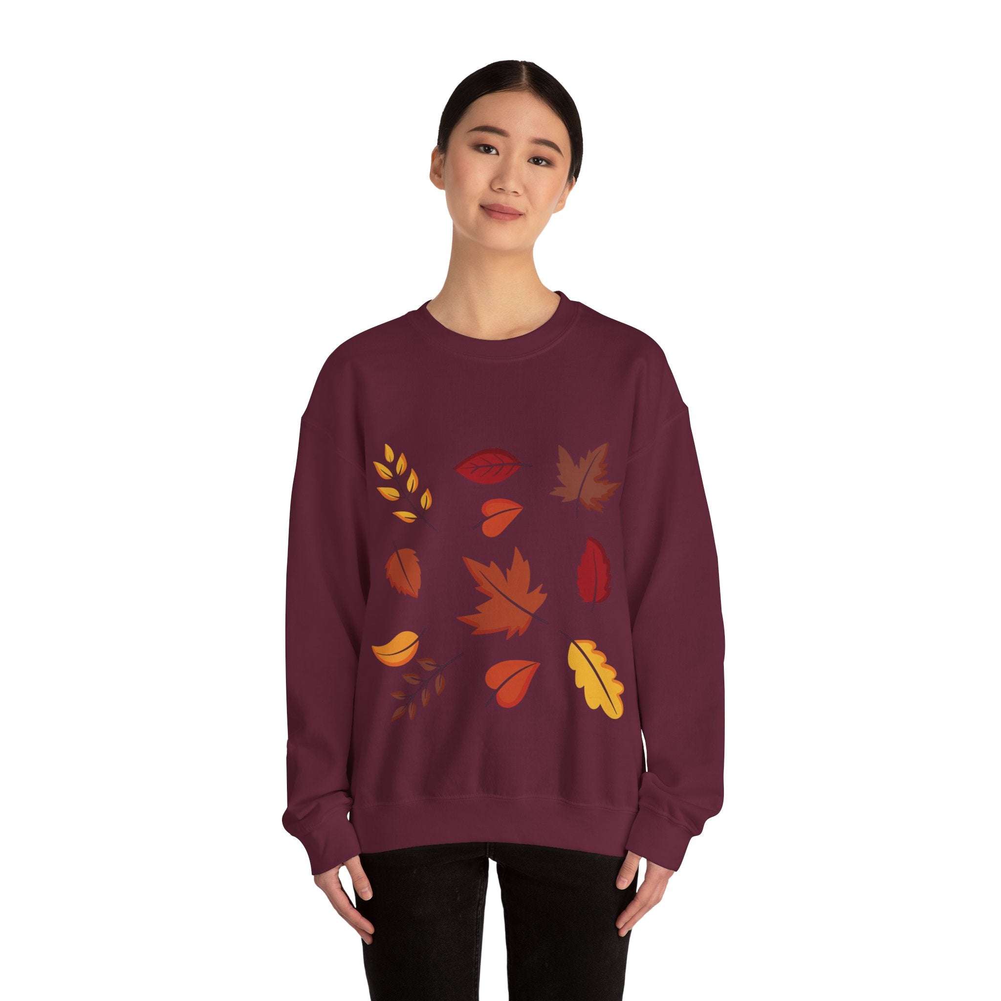 Autumn Leaves Unisex Heavy Blend™ Crewneck Sweatshirt
