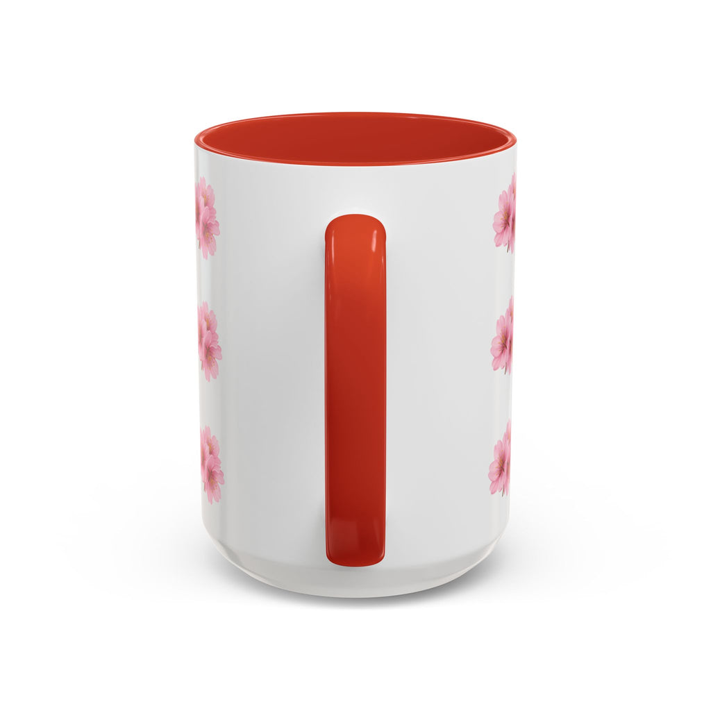''Always Blooming'' Pink Floral Coffee Mug — Pink Flower Spring Mug (11/15oz)