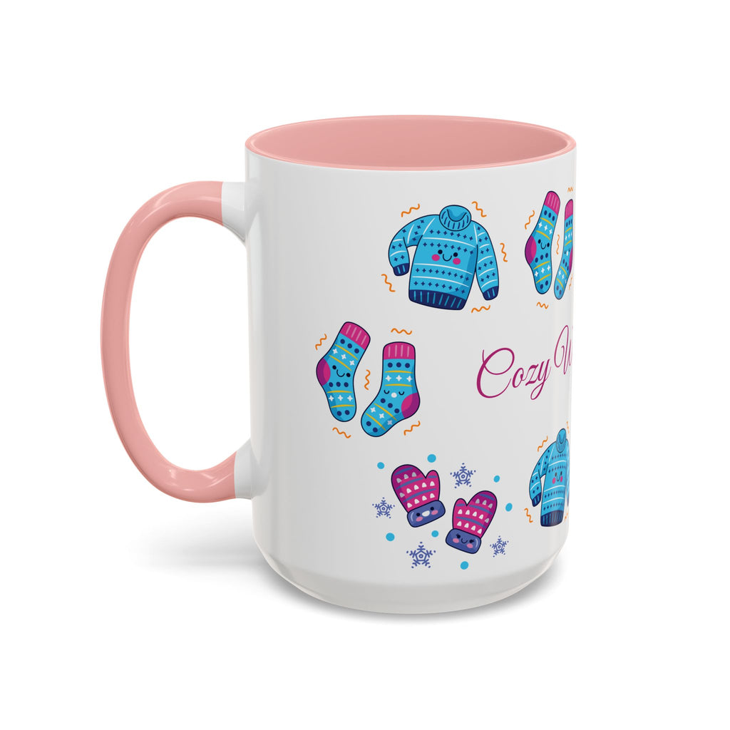 Cozy Winter Vibes Accent Coffee Mug — 11/15oz