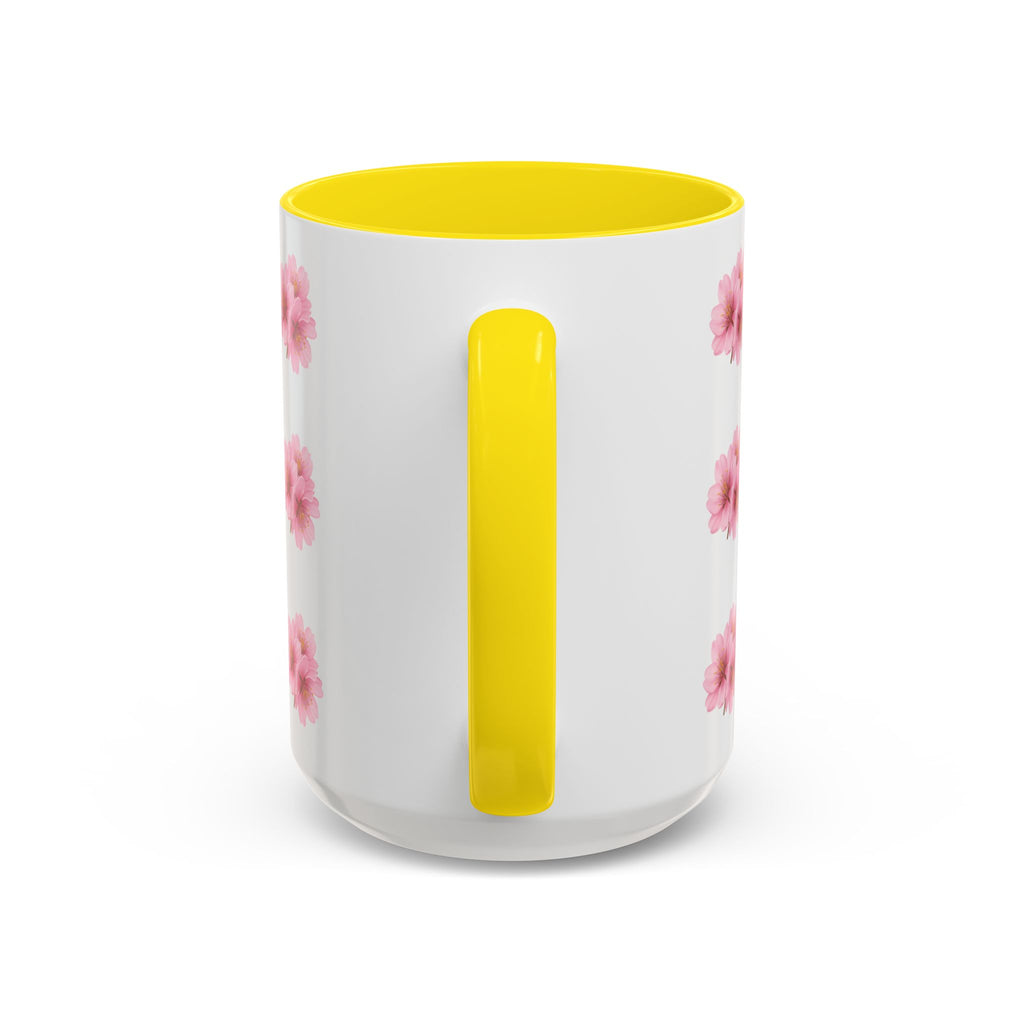 ''Always Blooming'' Pink Floral Coffee Mug — Pink Flower Spring Mug (11/15oz)