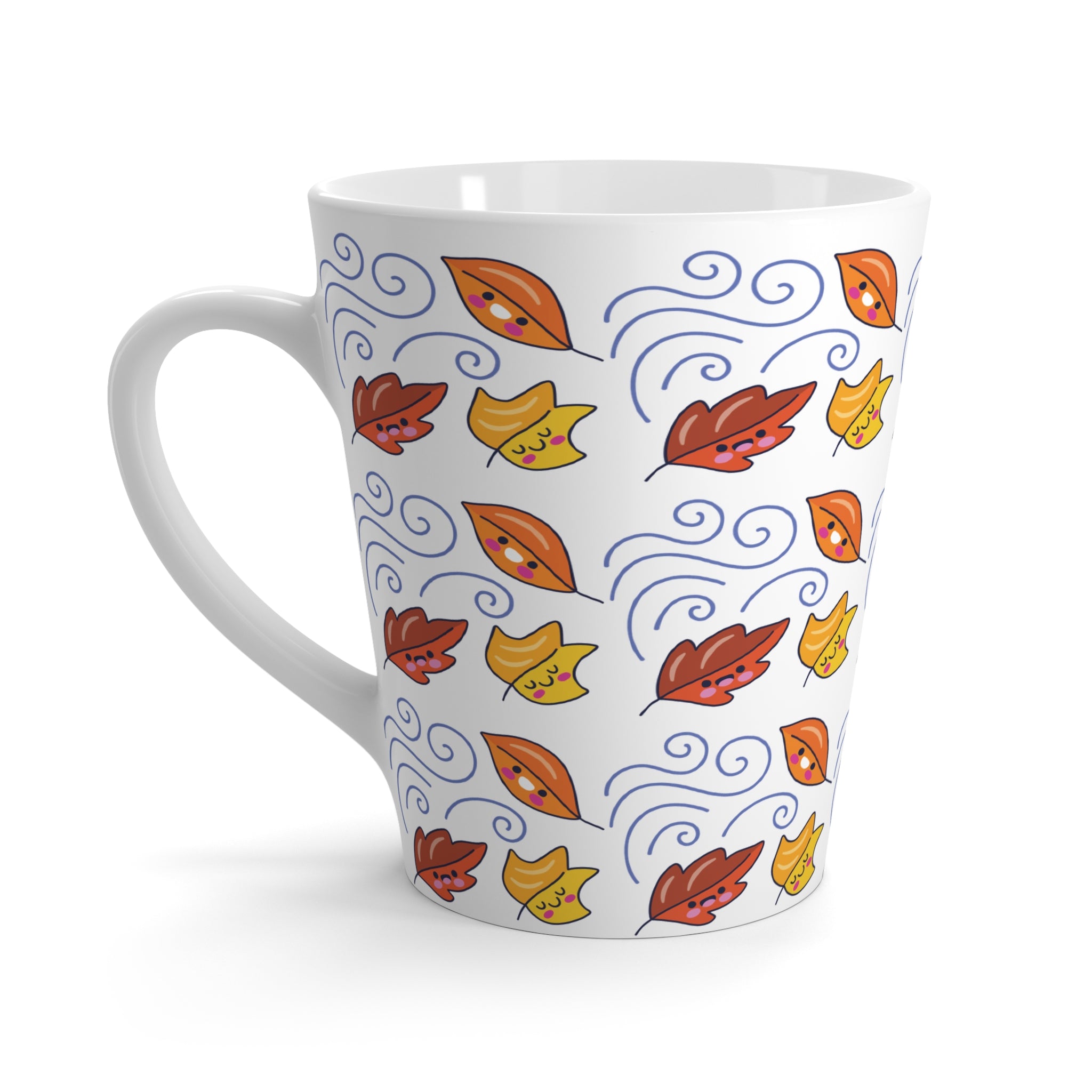 Leaves and Wind Latte Mug