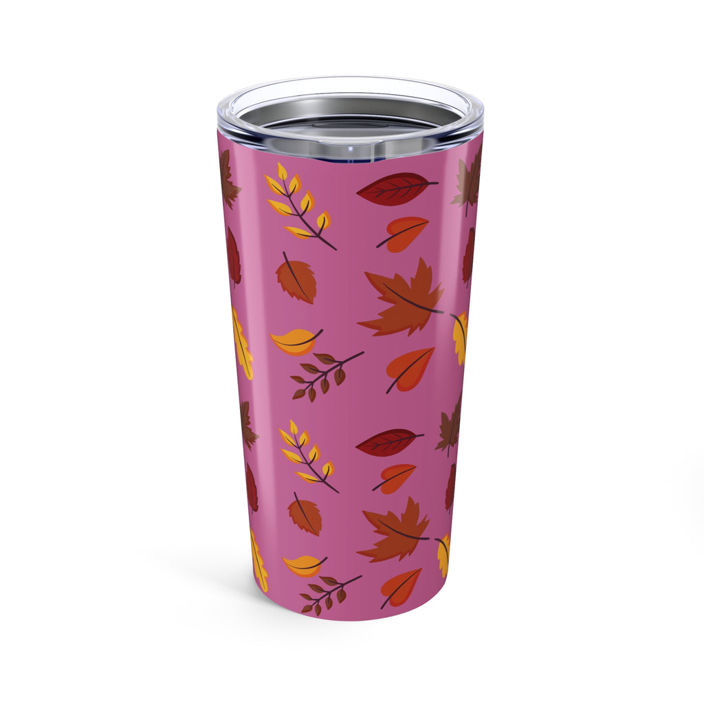 Autumn Leaves Tumbler Magenta