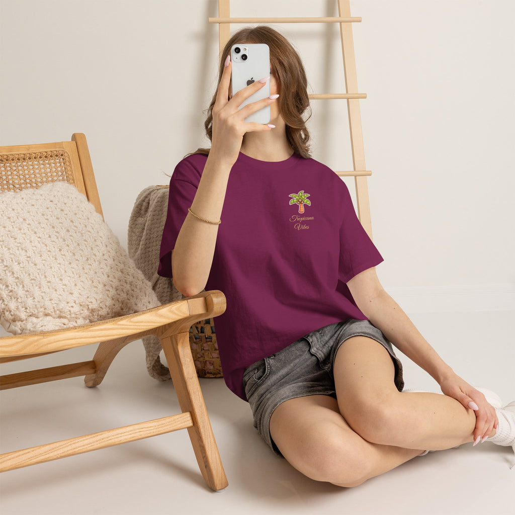Tropicana Vibes T-Shirt — Tropical Palm Beach Graphic Tee