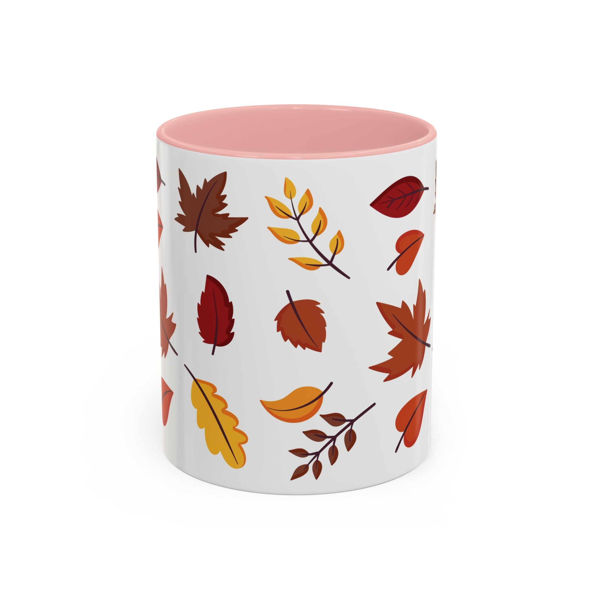 Autumn Leaves Accent Coffee Mug (11, 15oz)