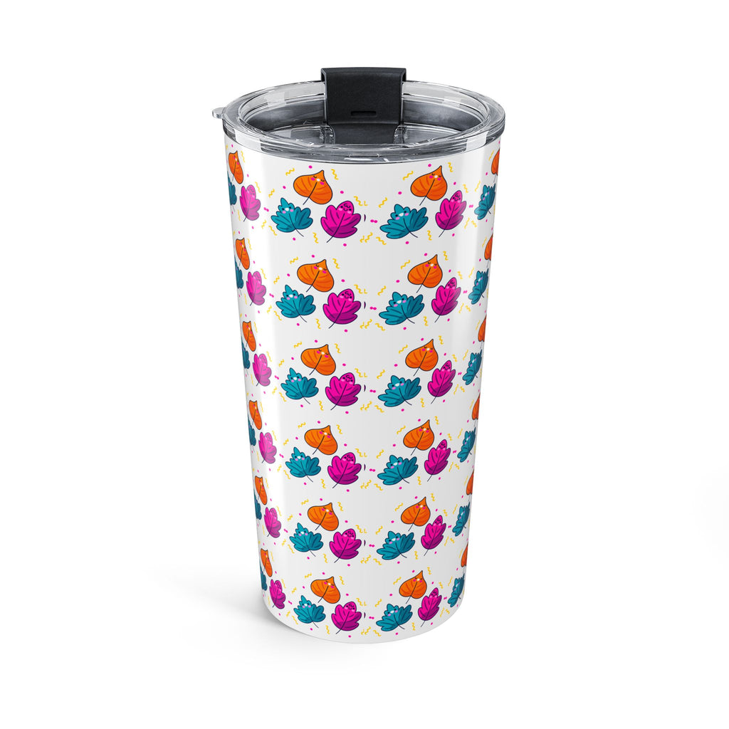 Bright Vibrant Leaves Tumbler