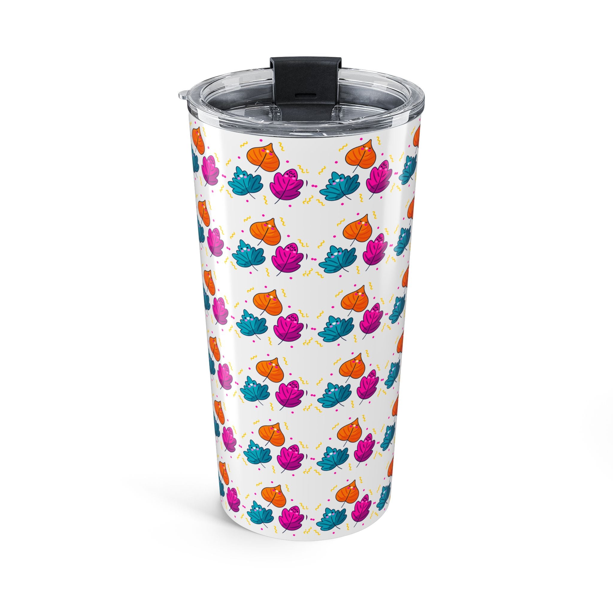 Bright Vibrant Leaves Tumbler