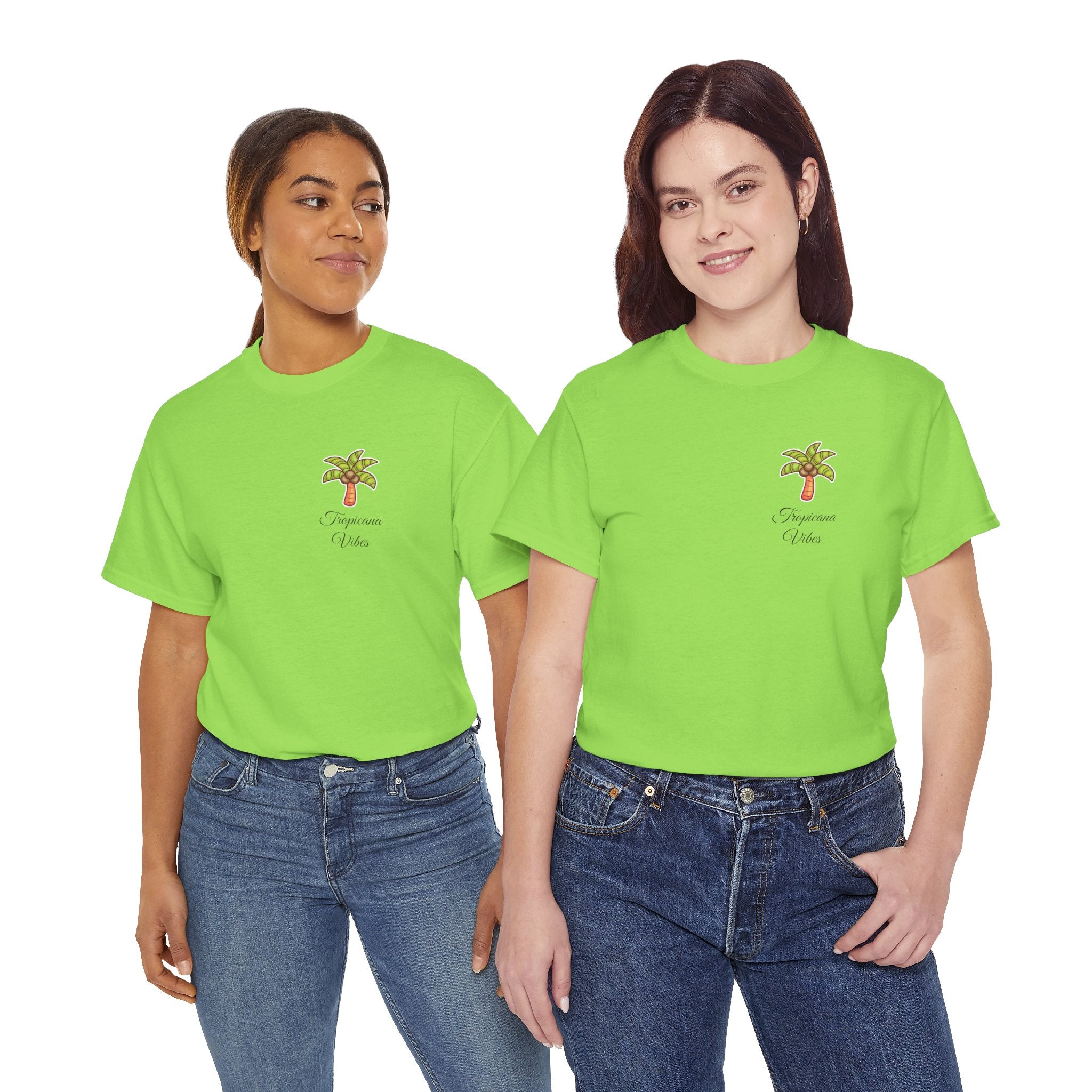 Tropicana Vibes T-Shirt — Tropical Palm Beach Graphic Tee