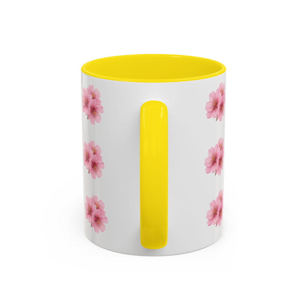 ''Always Blooming'' Pink Floral Coffee Mug — Pink Flower Spring Mug (11/15oz)