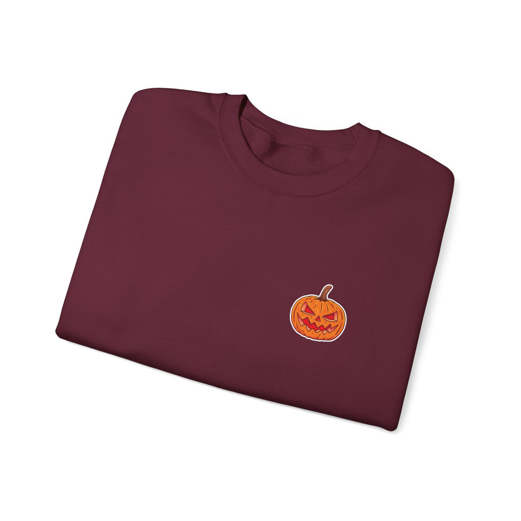 Spooky Pumpkin Unisex Heavy Blend™ Crewneck Sweatshirt