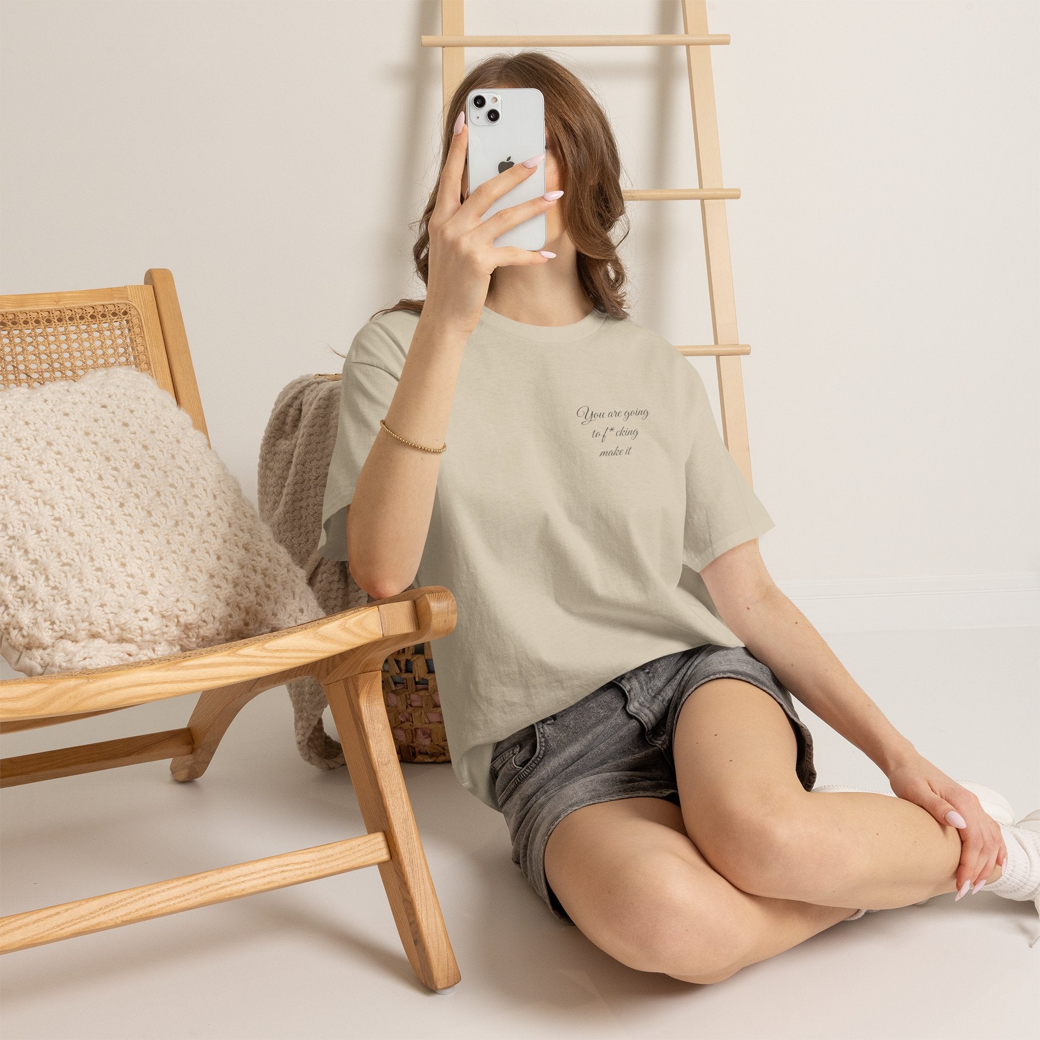 "You Are Going To F*cking Make It" Minimal Inspirational T‑Shirt