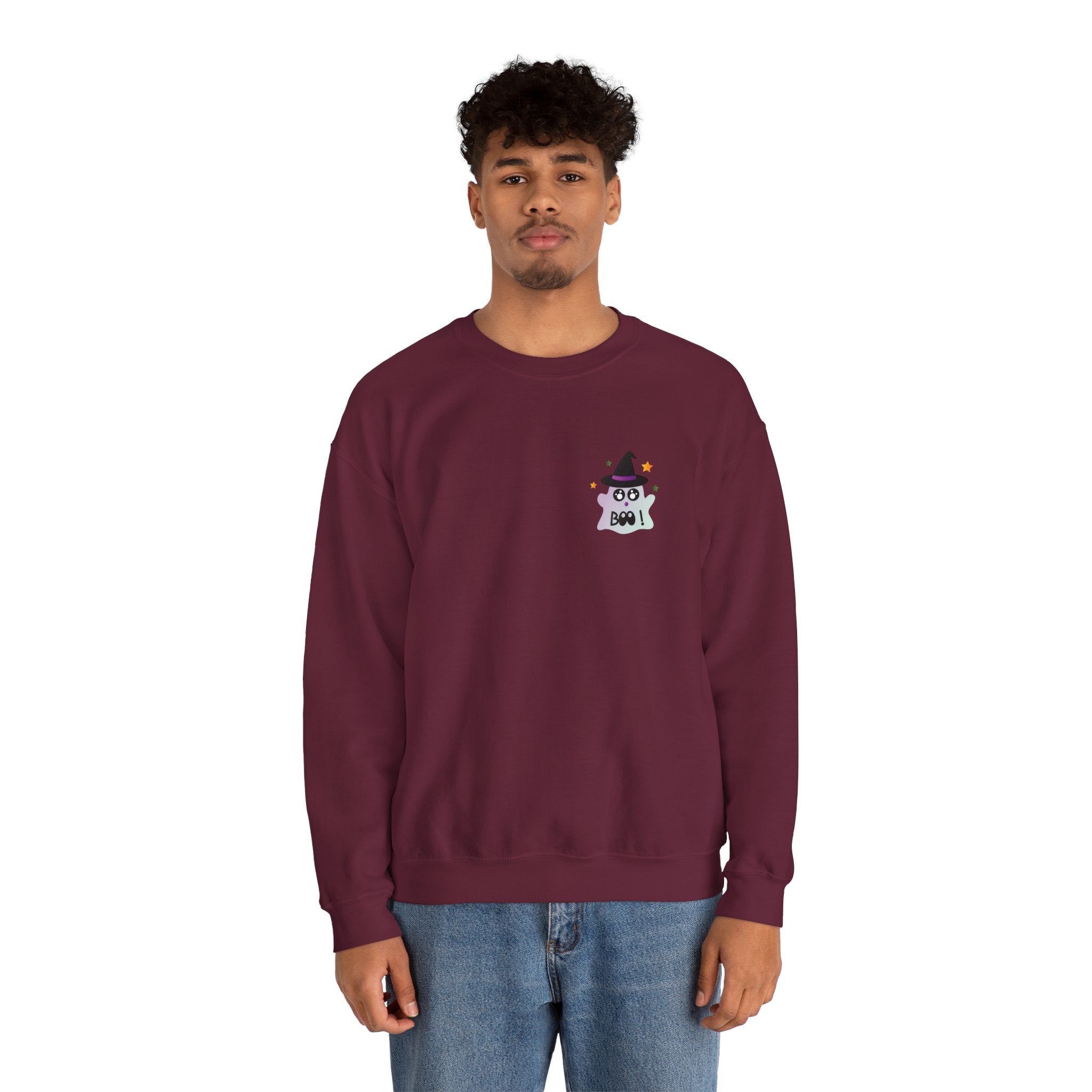 Little Ghost-Witch Unisex Heavy Blend™ Crewneck Sweatshirt