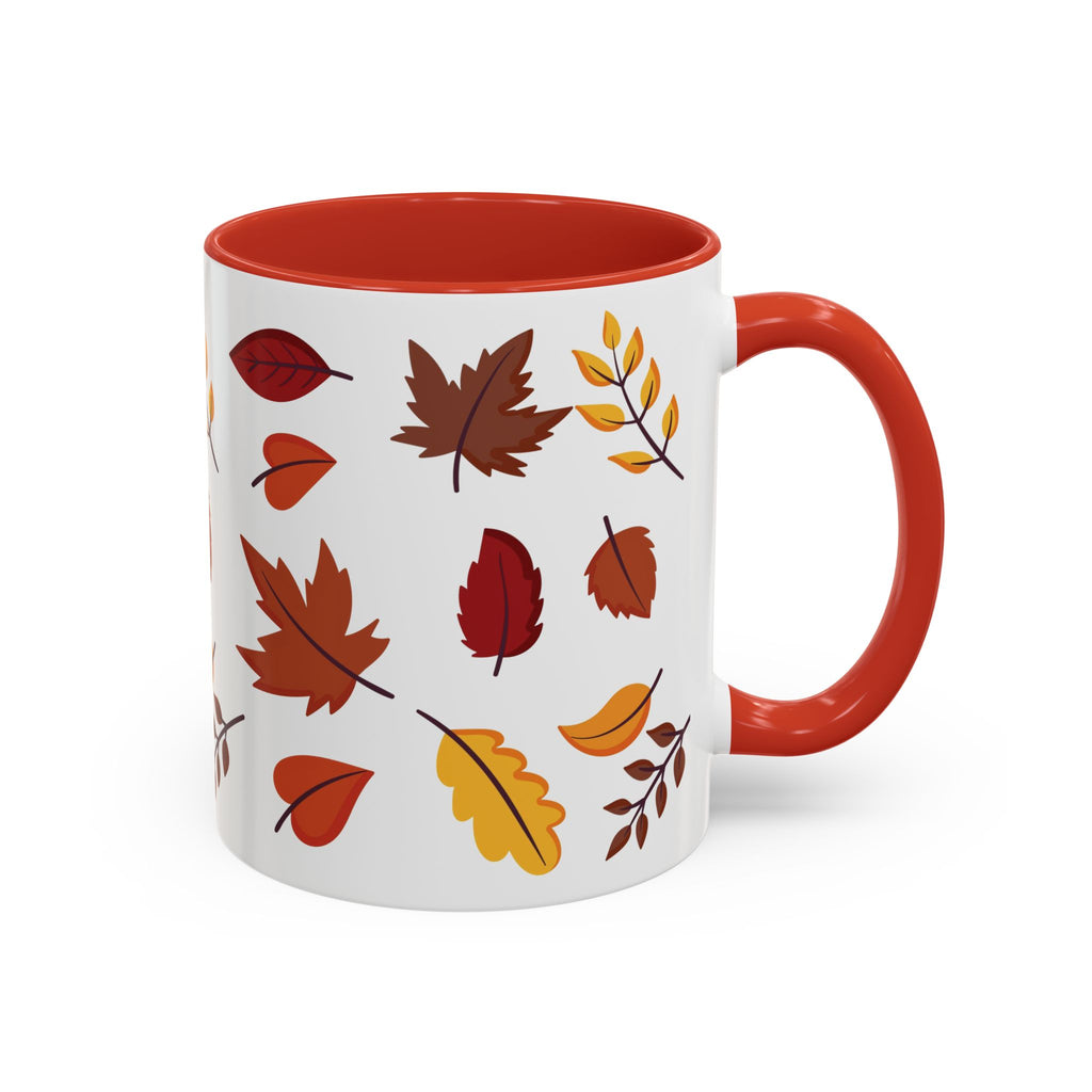 Autumn Leaves Accent Coffee Mug (11, 15oz)
