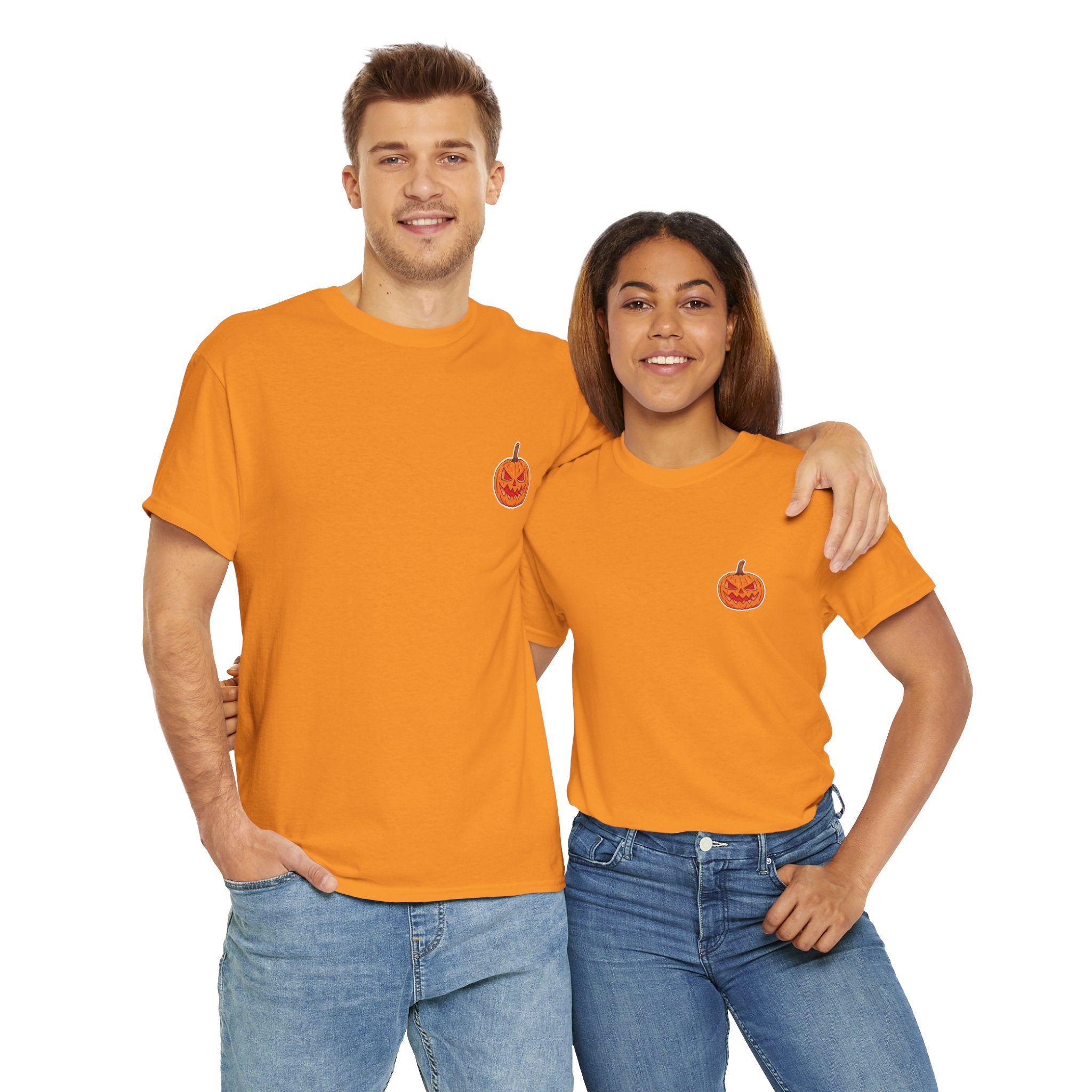 Spooky Pumpkin Unisex Heavy Cotton Tee