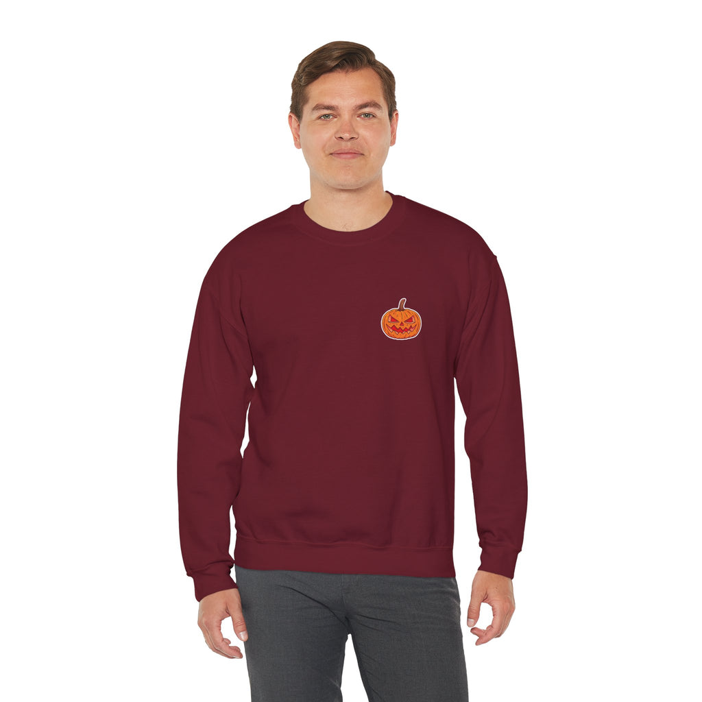 Spooky Pumpkin Unisex Heavy Blend™ Crewneck Sweatshirt