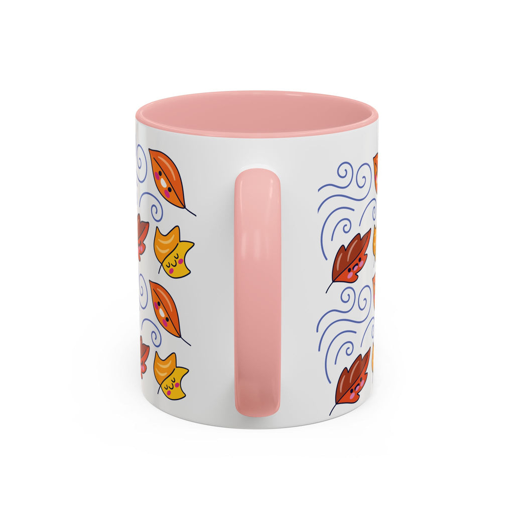 Leaves and Wind Accent Coffee Mug (11, 15oz)