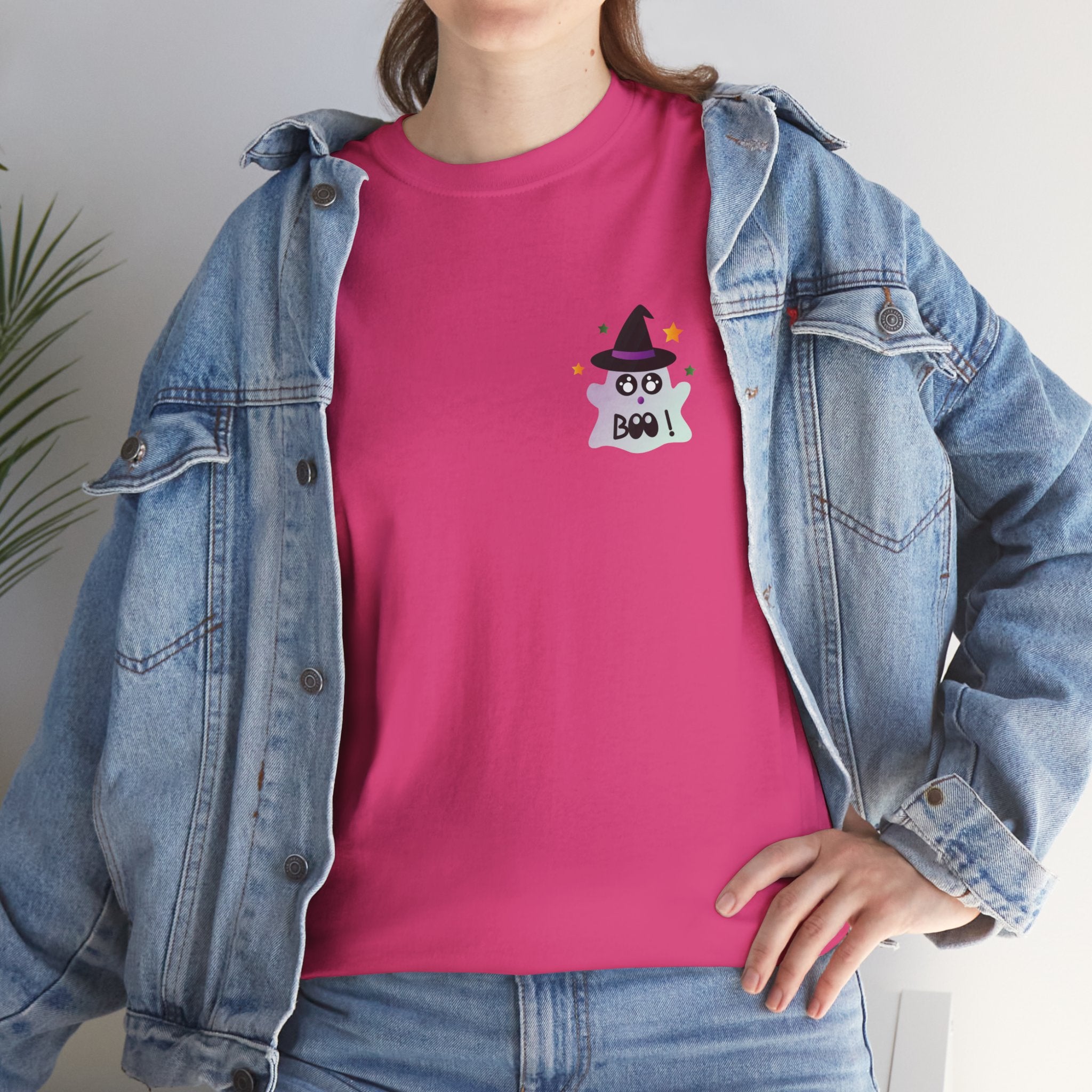 Little Ghost-Witch Unisex Heavy Cotton Tee