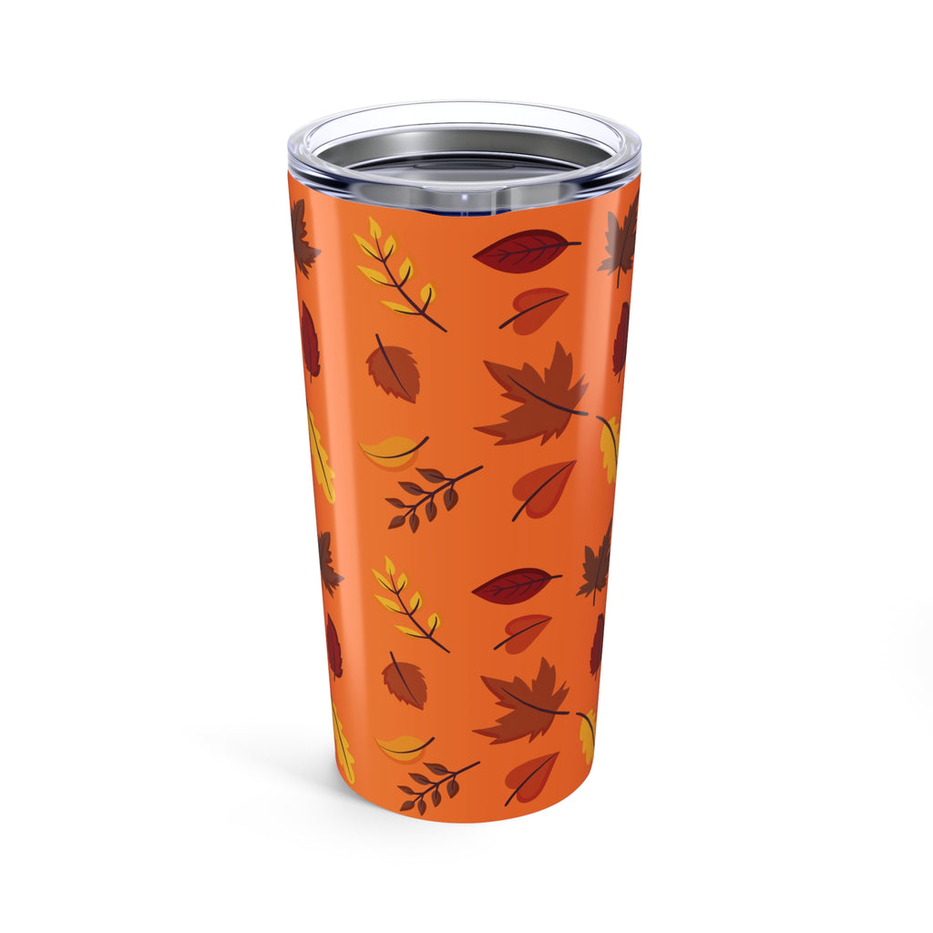 Autumn Leaves Tumbler Orange