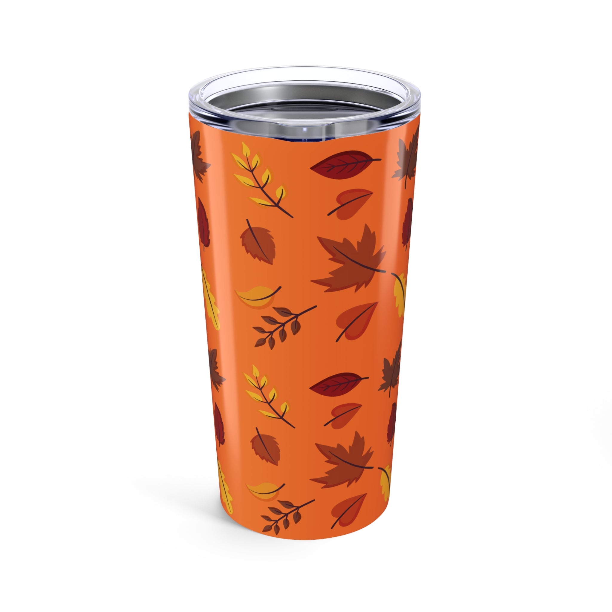 Autumn Leaves Tumbler Orange