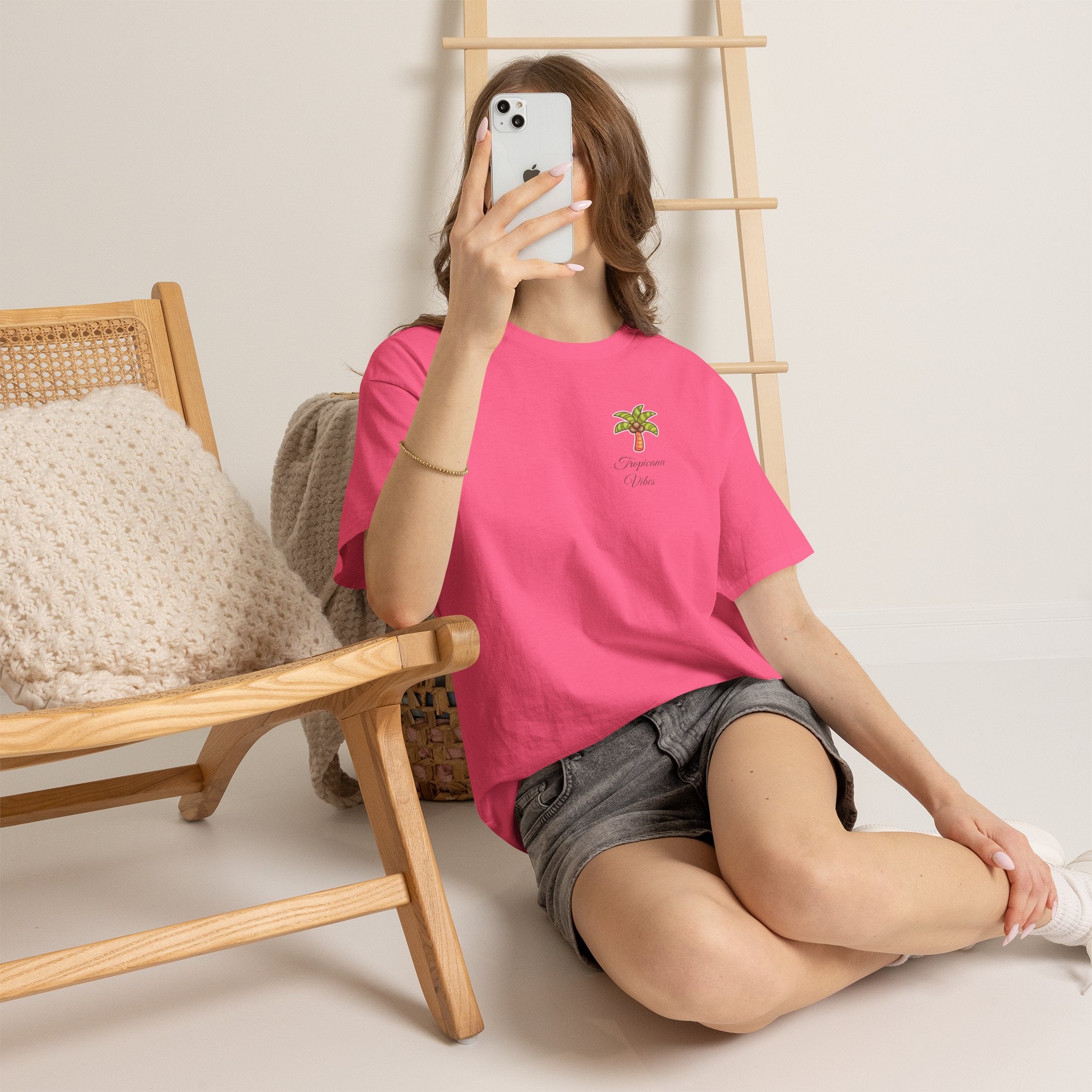 Tropicana Vibes T-Shirt — Tropical Palm Beach Graphic Tee