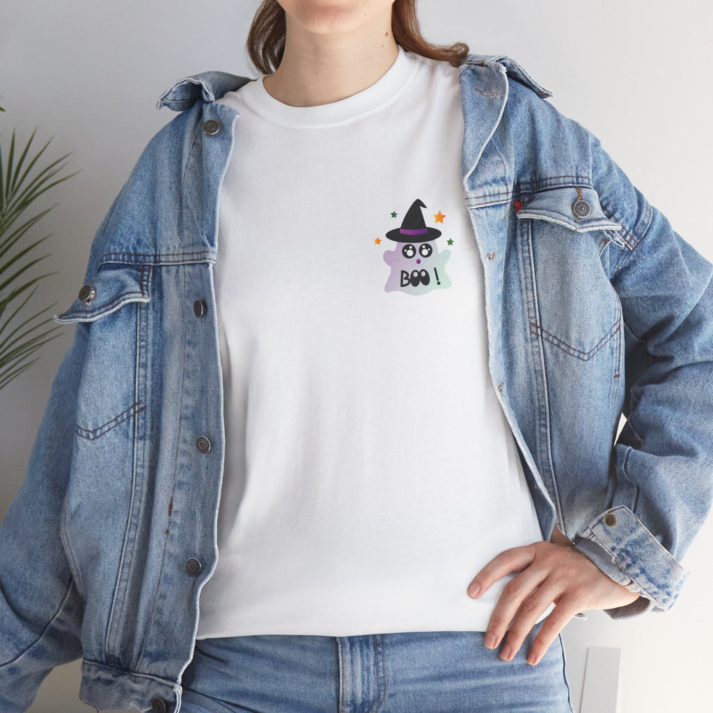 Little Ghost-Witch Unisex Heavy Cotton Tee