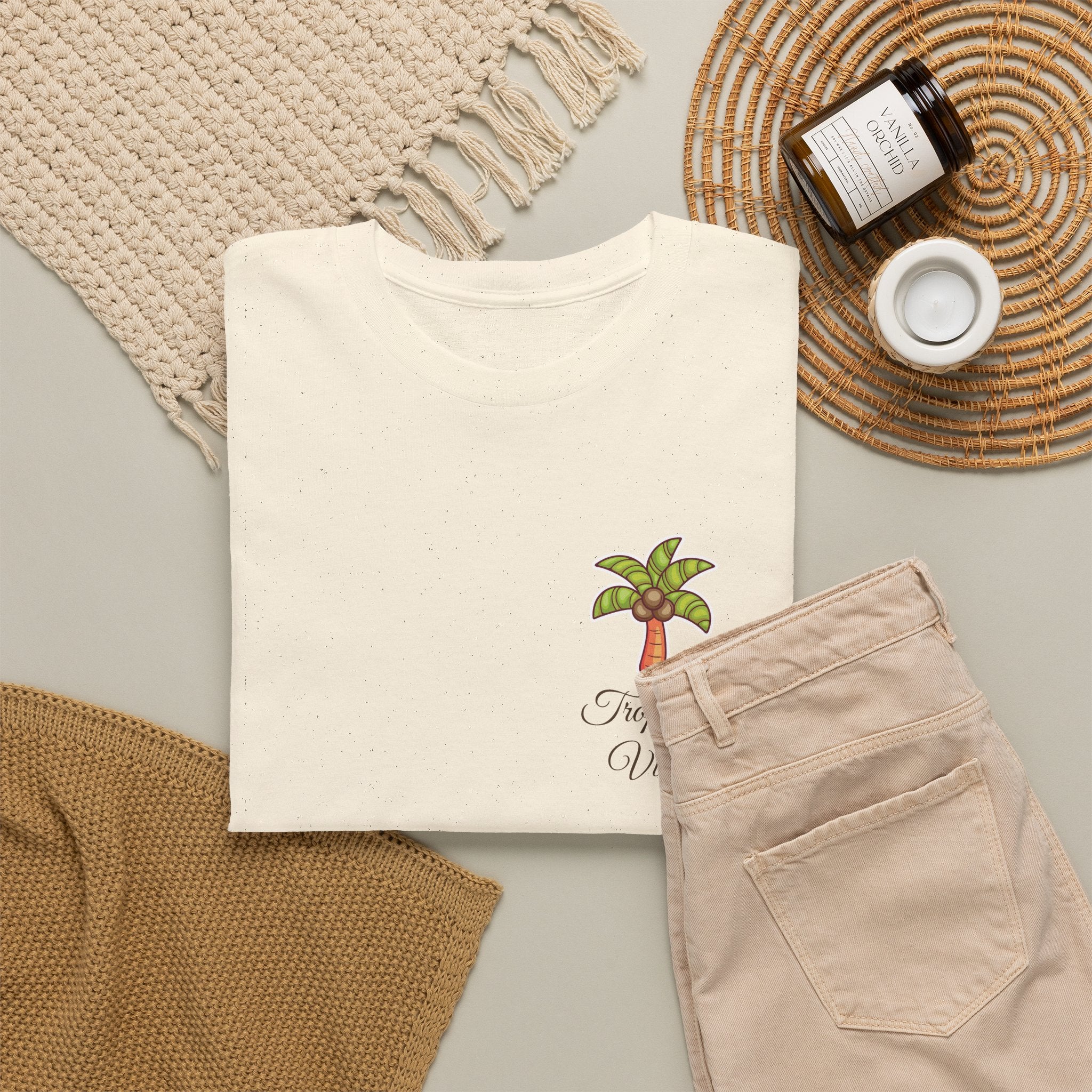 Tropicana Vibes T-Shirt — Tropical Palm Beach Graphic Tee