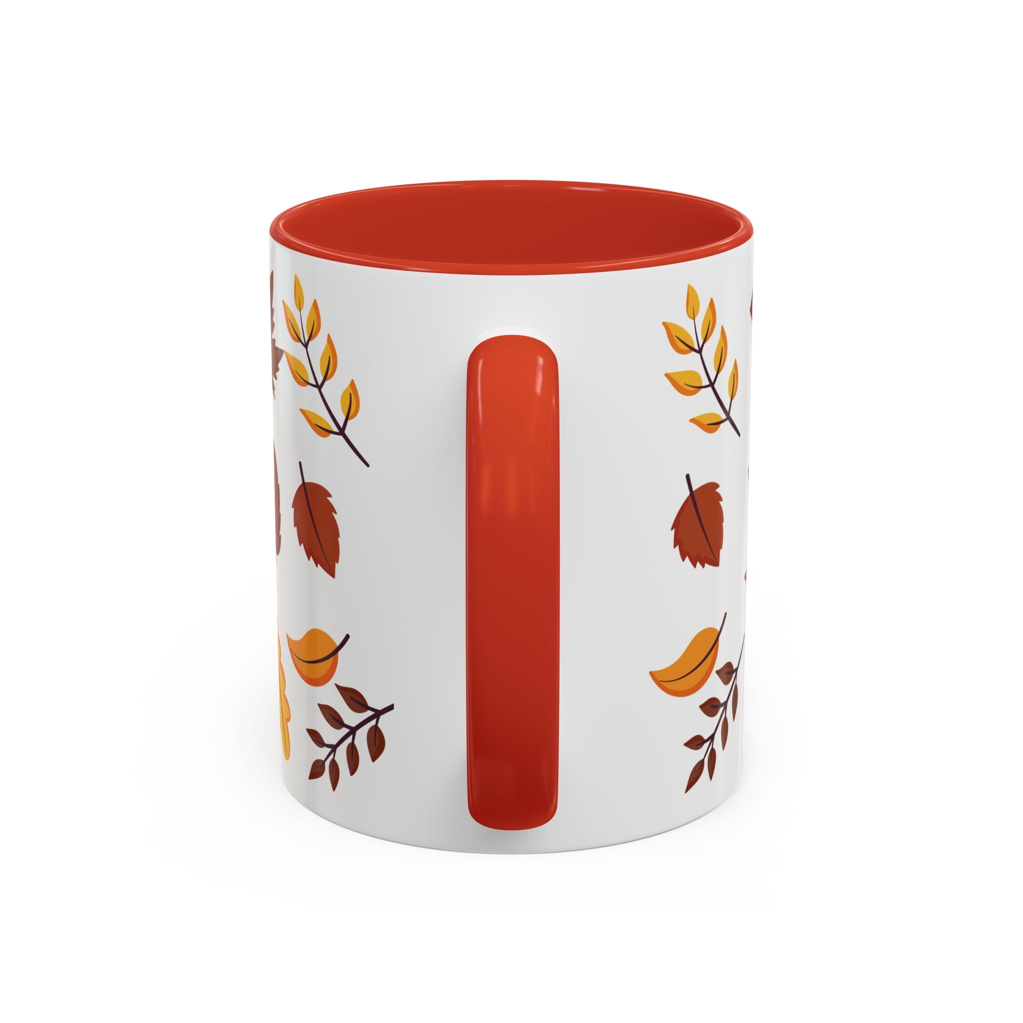 Autumn Leaves Accent Coffee Mug (11, 15oz)