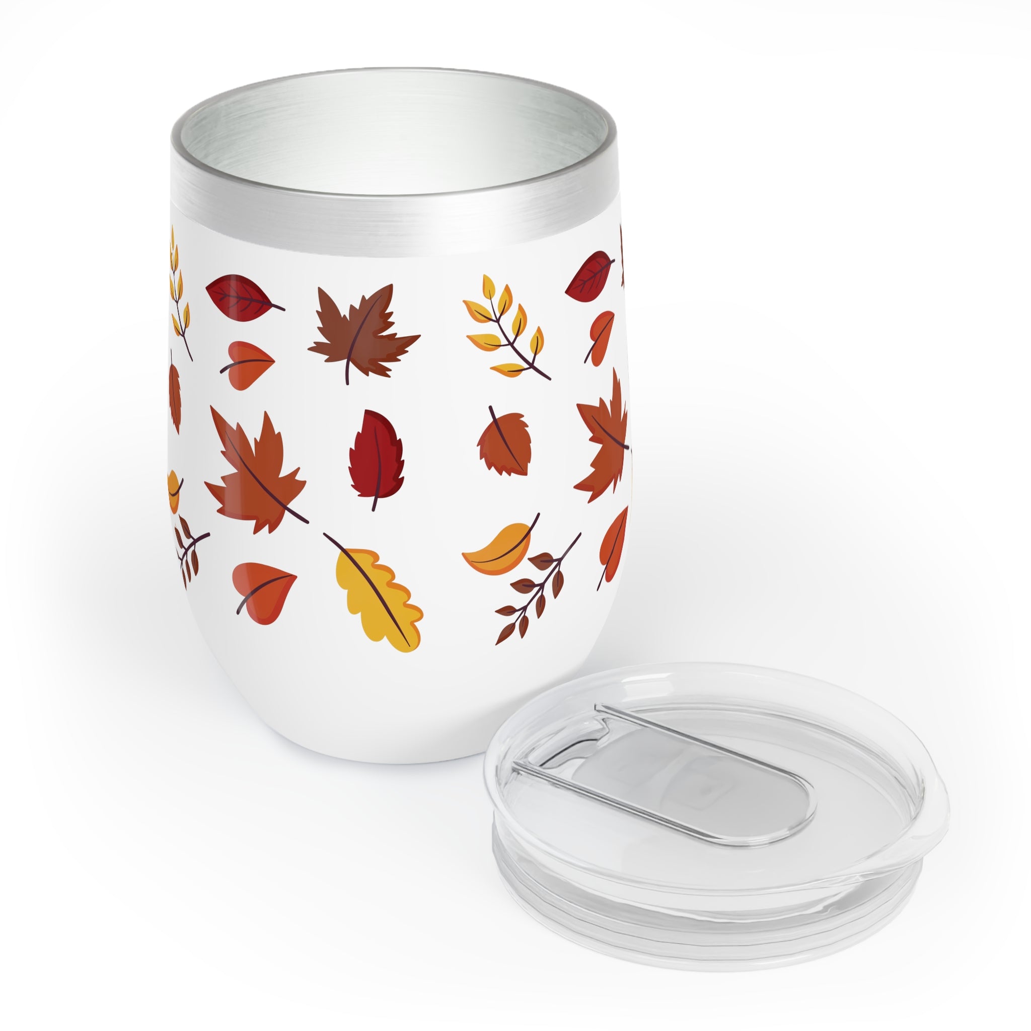 Autumn Leaves Chill Wine Tumbler