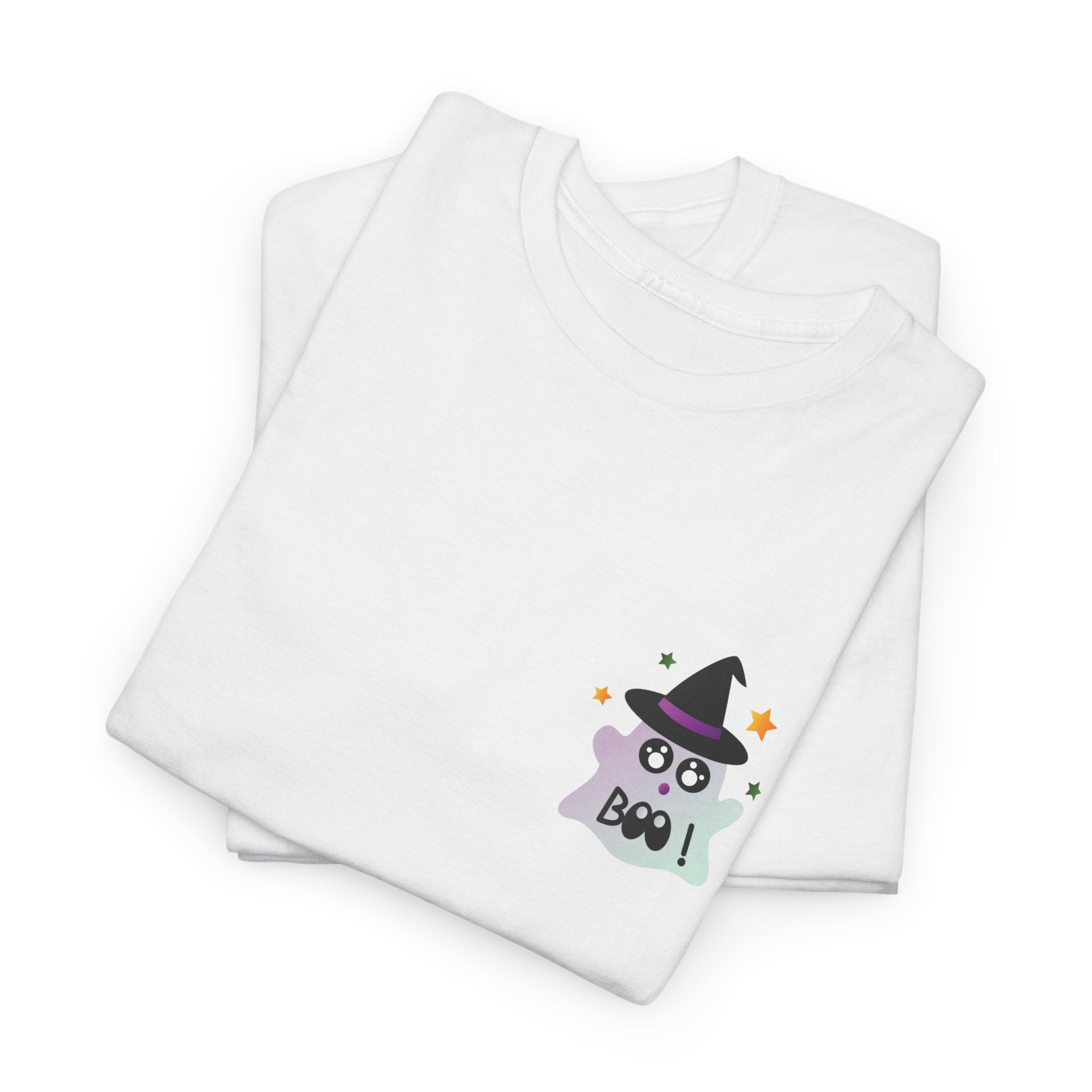 Little Ghost-Witch Unisex Heavy Cotton Tee