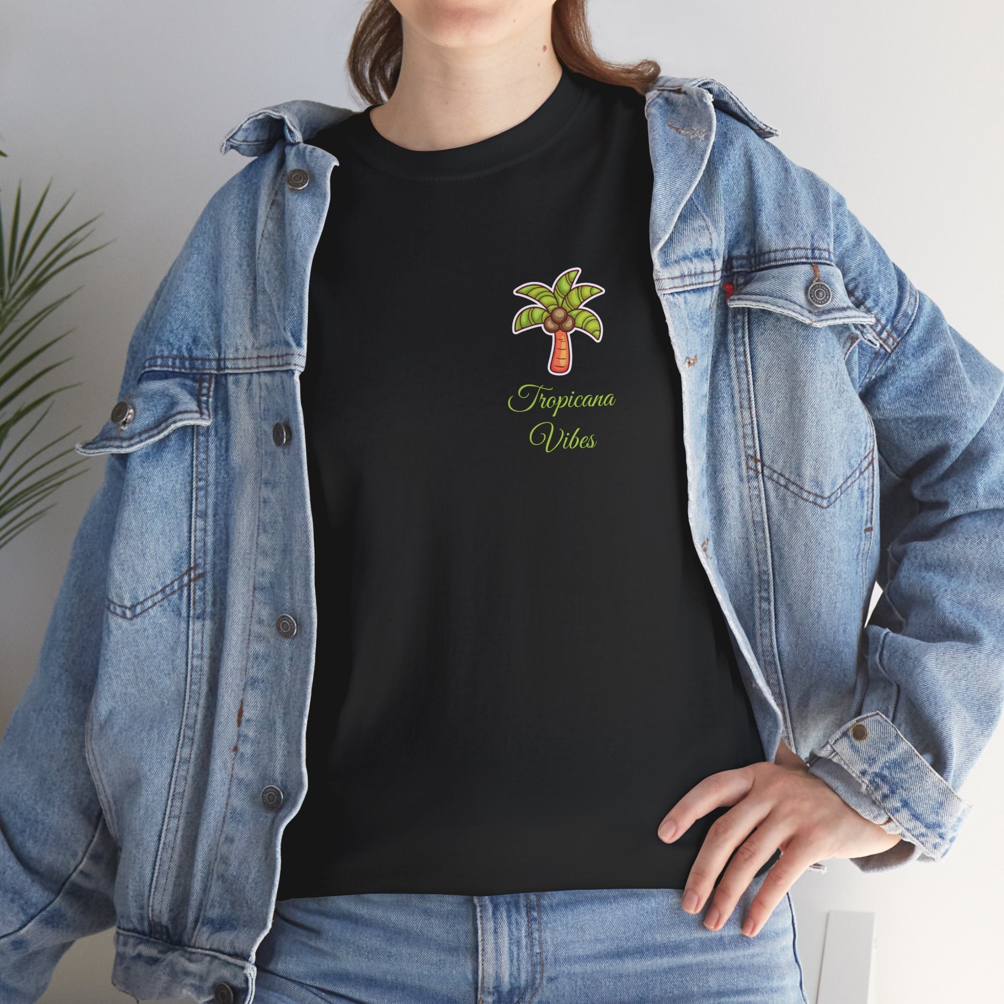 Tropicana Vibes T-Shirt — Tropical Palm Beach Graphic Tee