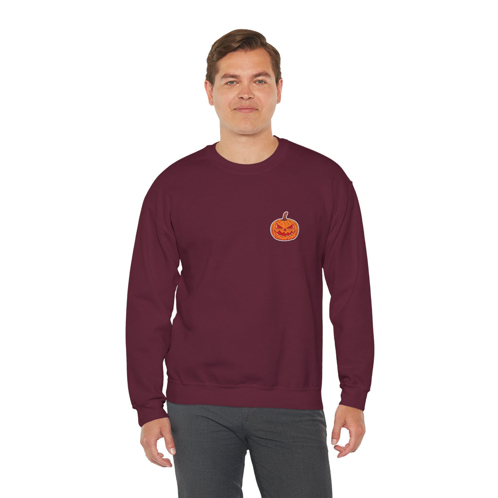 Spooky Pumpkin Unisex Heavy Blend™ Crewneck Sweatshirt