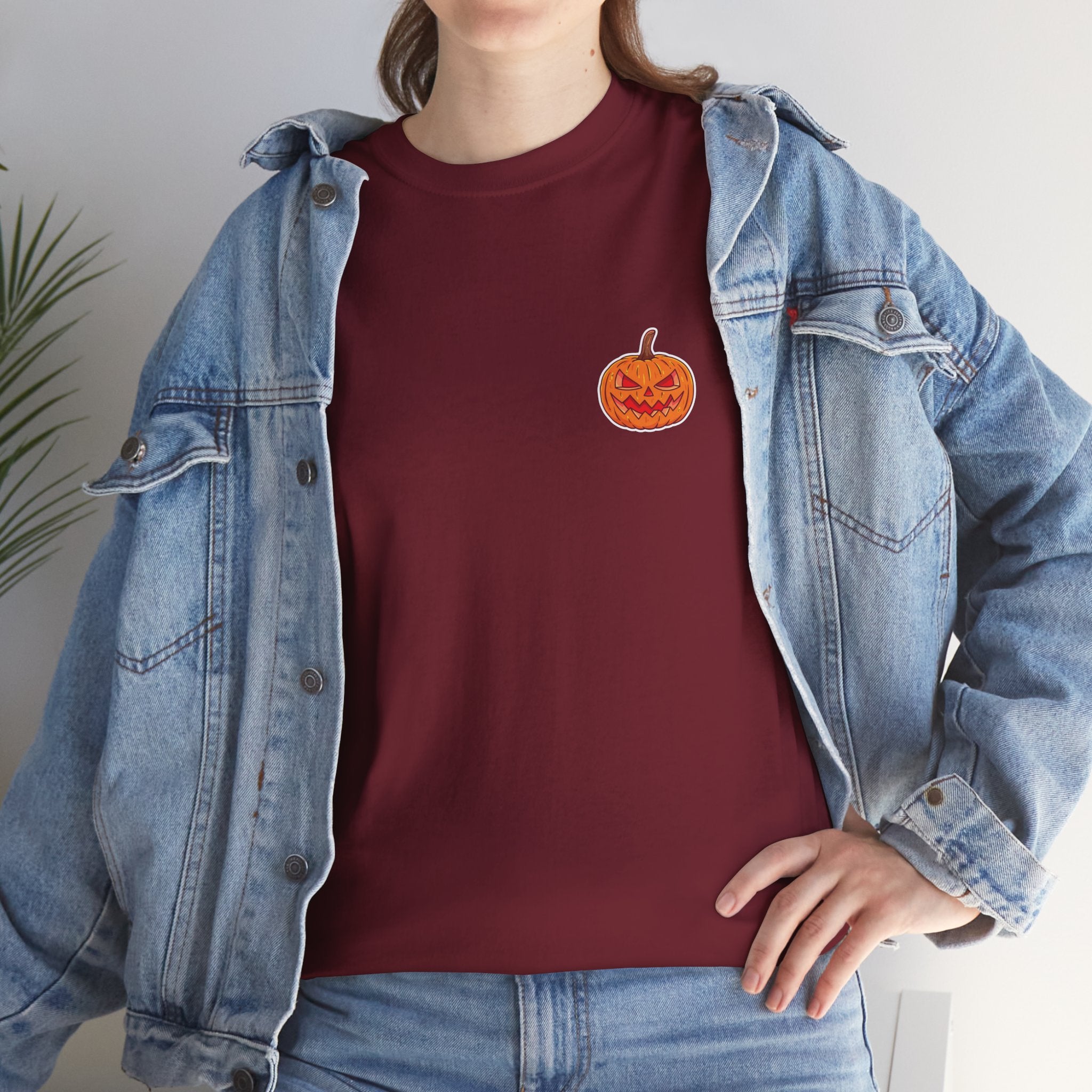 Spooky Pumpkin Unisex Heavy Cotton Tee