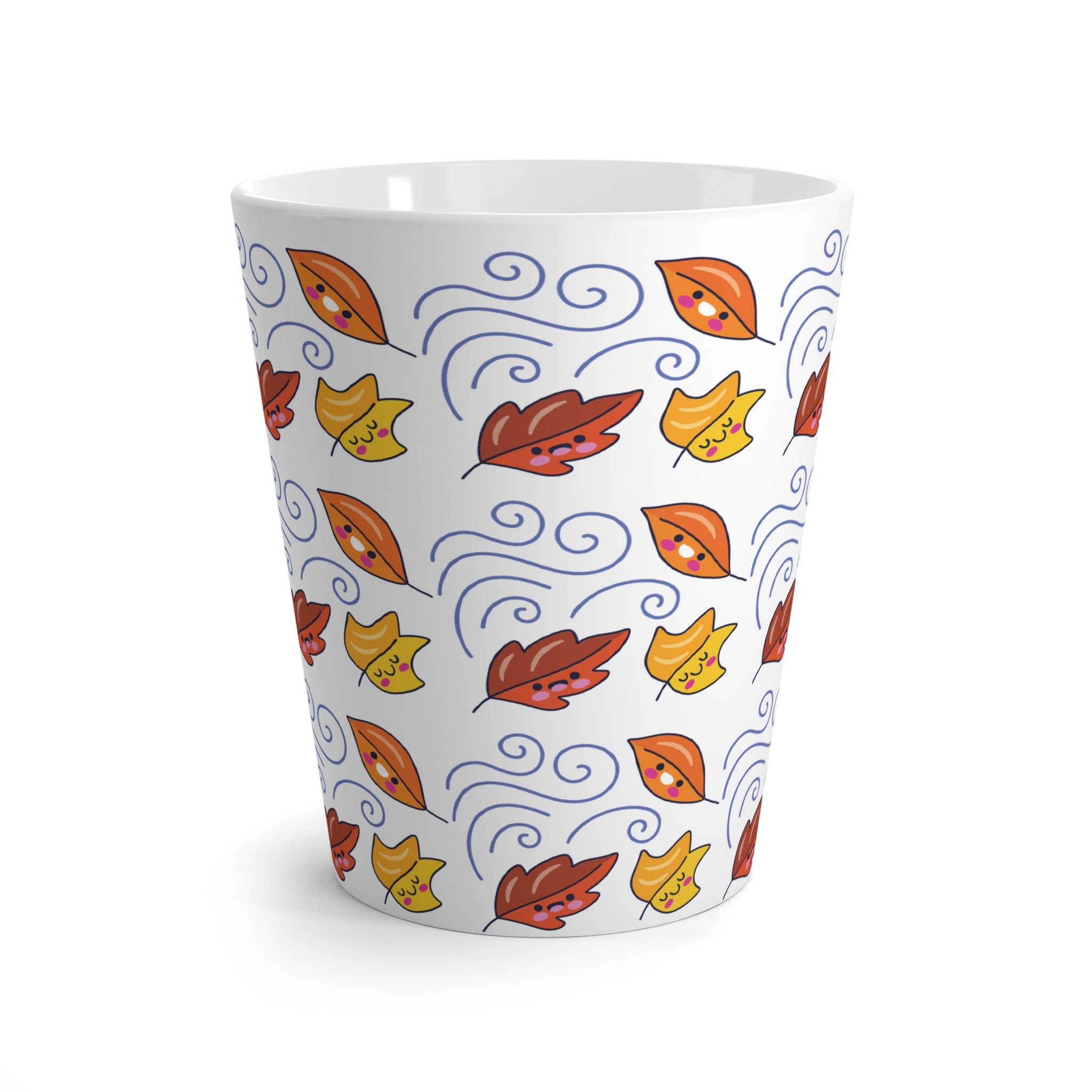 Leaves and Wind Latte Mug