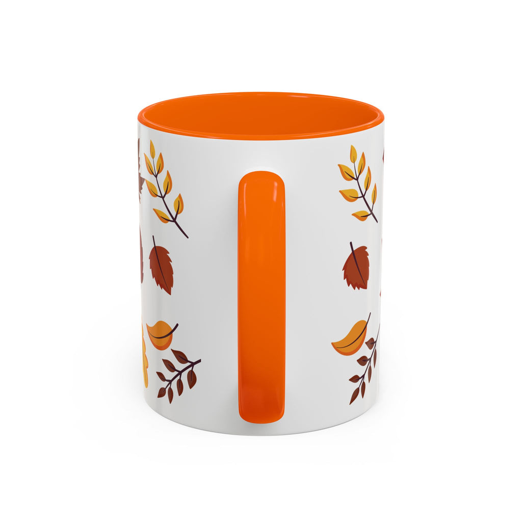 Autumn Leaves Accent Coffee Mug (11, 15oz)