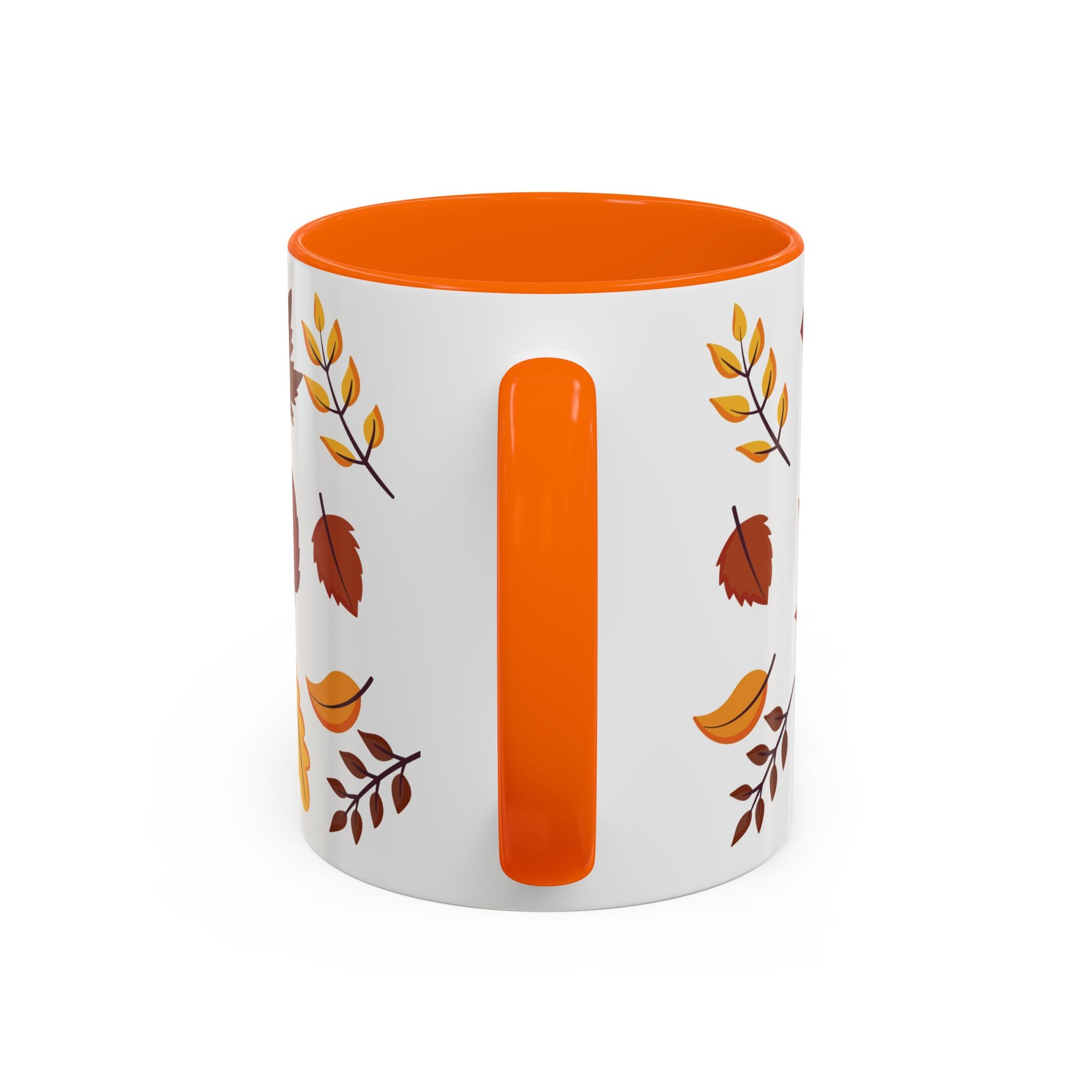 Autumn Leaves Accent Coffee Mug (11, 15oz)
