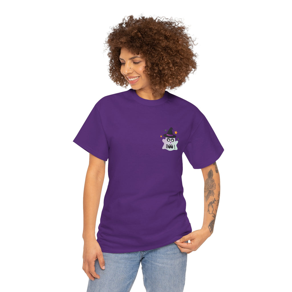 Little Ghost-Witch Unisex Heavy Cotton Tee