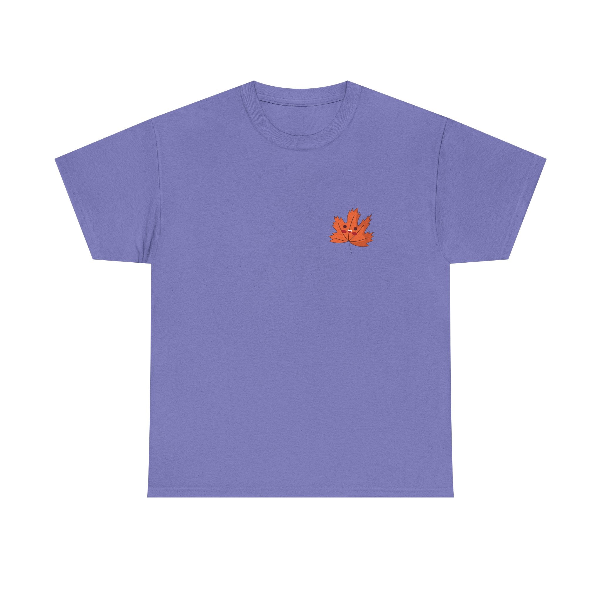 Cute Autumn Leaf Unisex Heavy Cotton Tee