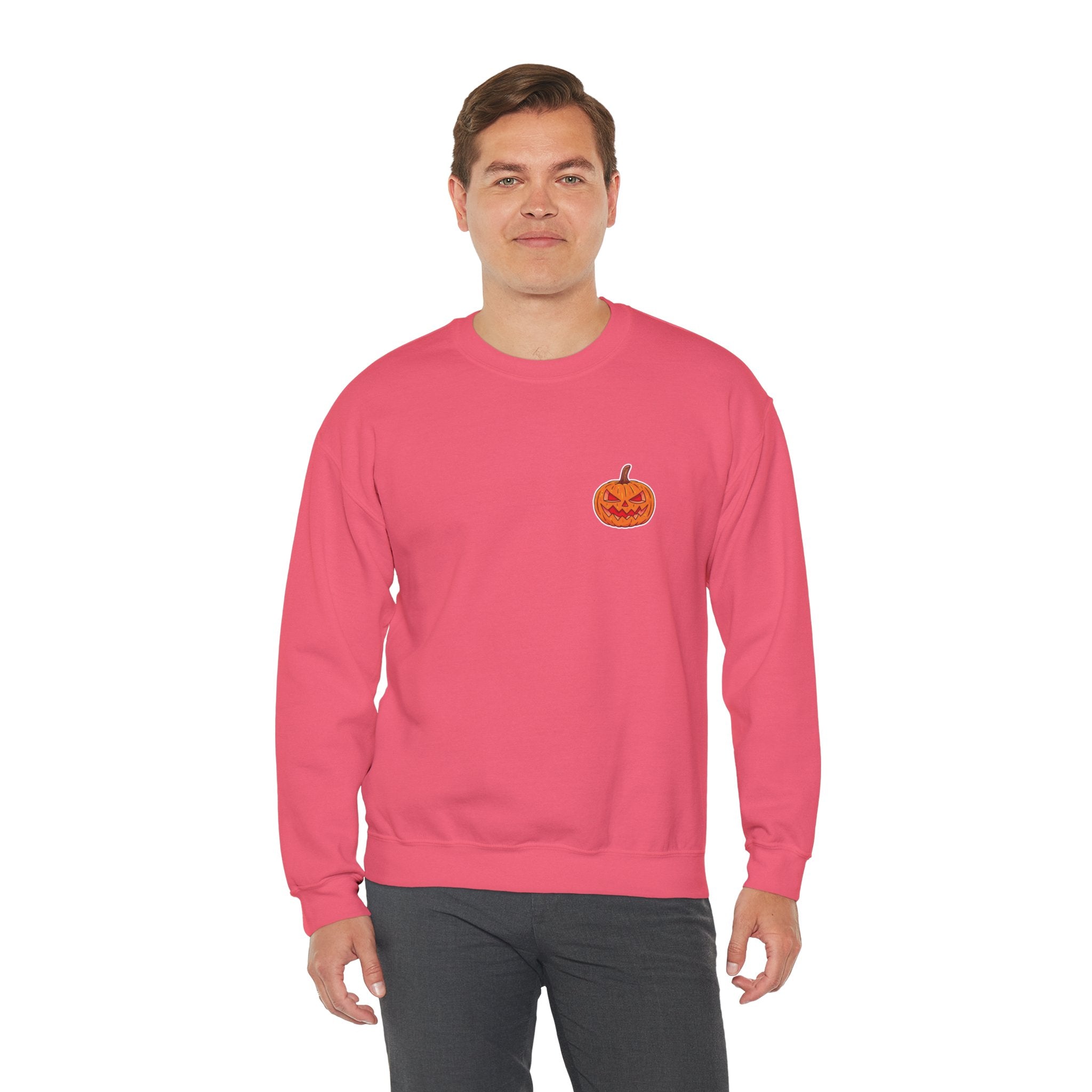 Spooky Pumpkin Unisex Heavy Blend™ Crewneck Sweatshirt