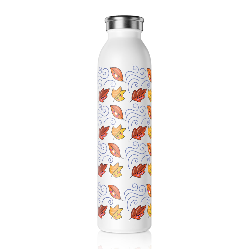 Leaves and Wind Slim Water Bottle