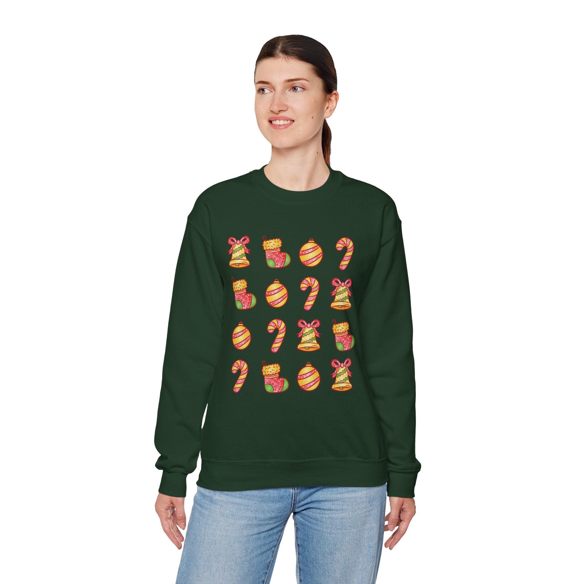 Christmas Pattern Crewneck Sweatshirt