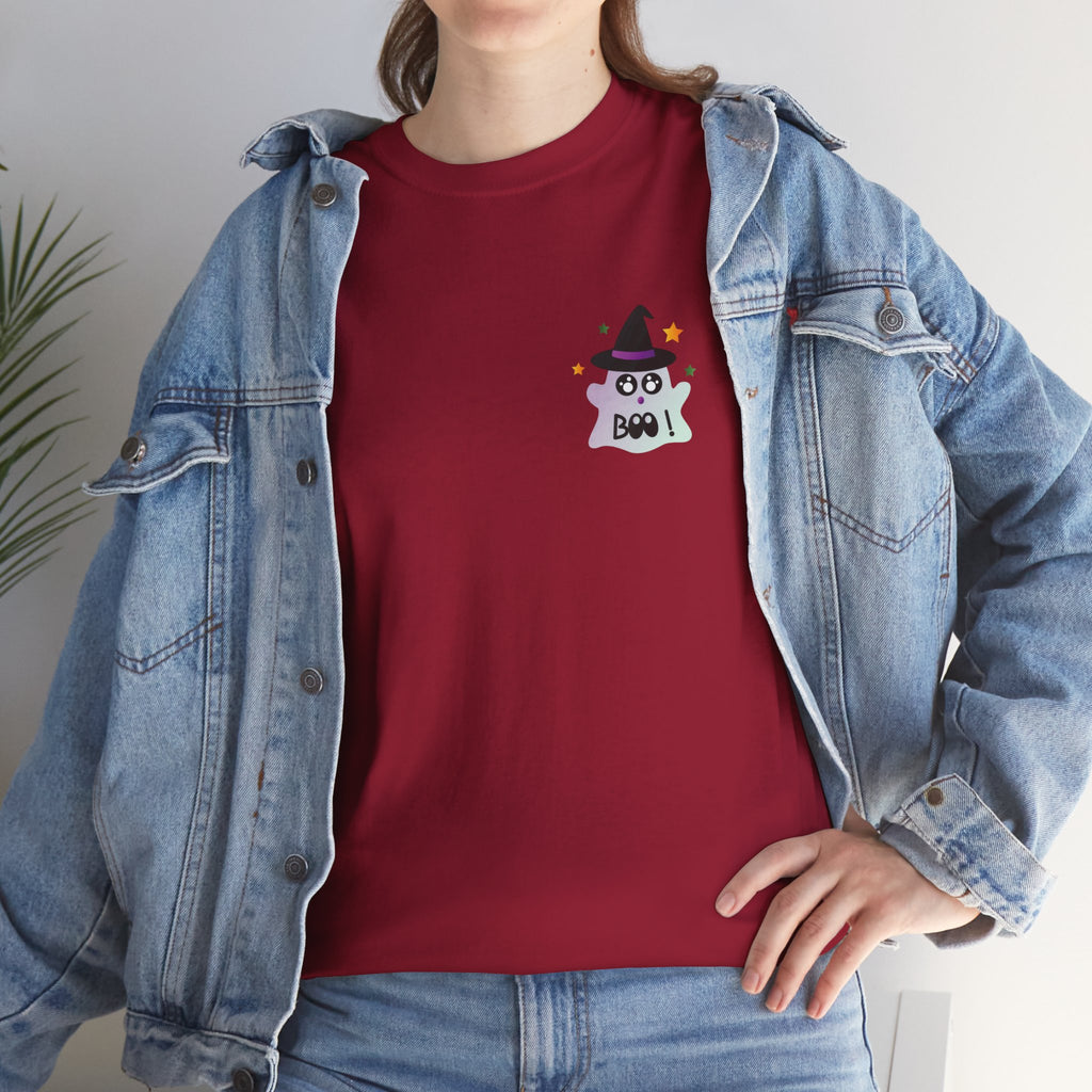 Little Ghost-Witch Unisex Heavy Cotton Tee