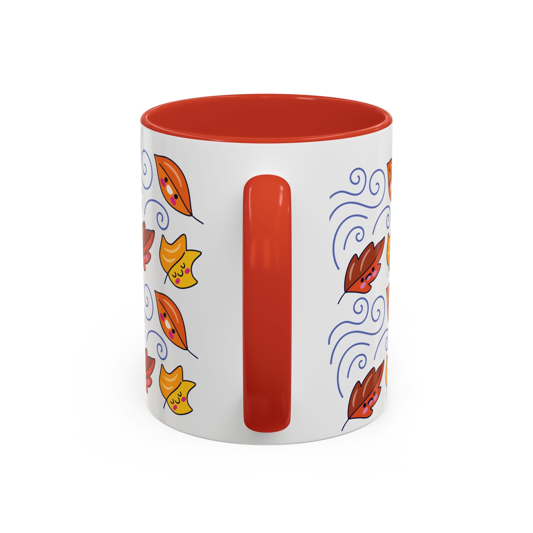 Leaves and Wind Accent Coffee Mug (11, 15oz)