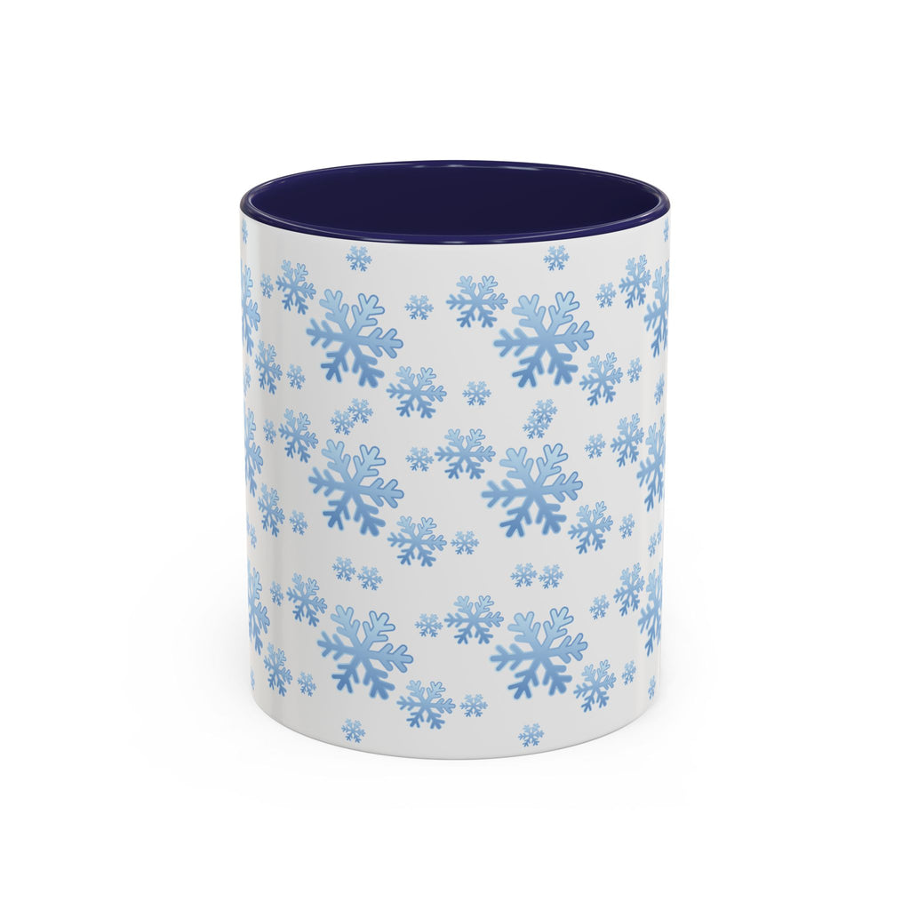 Snowflake Accent Coffee Mug , 11/15oz